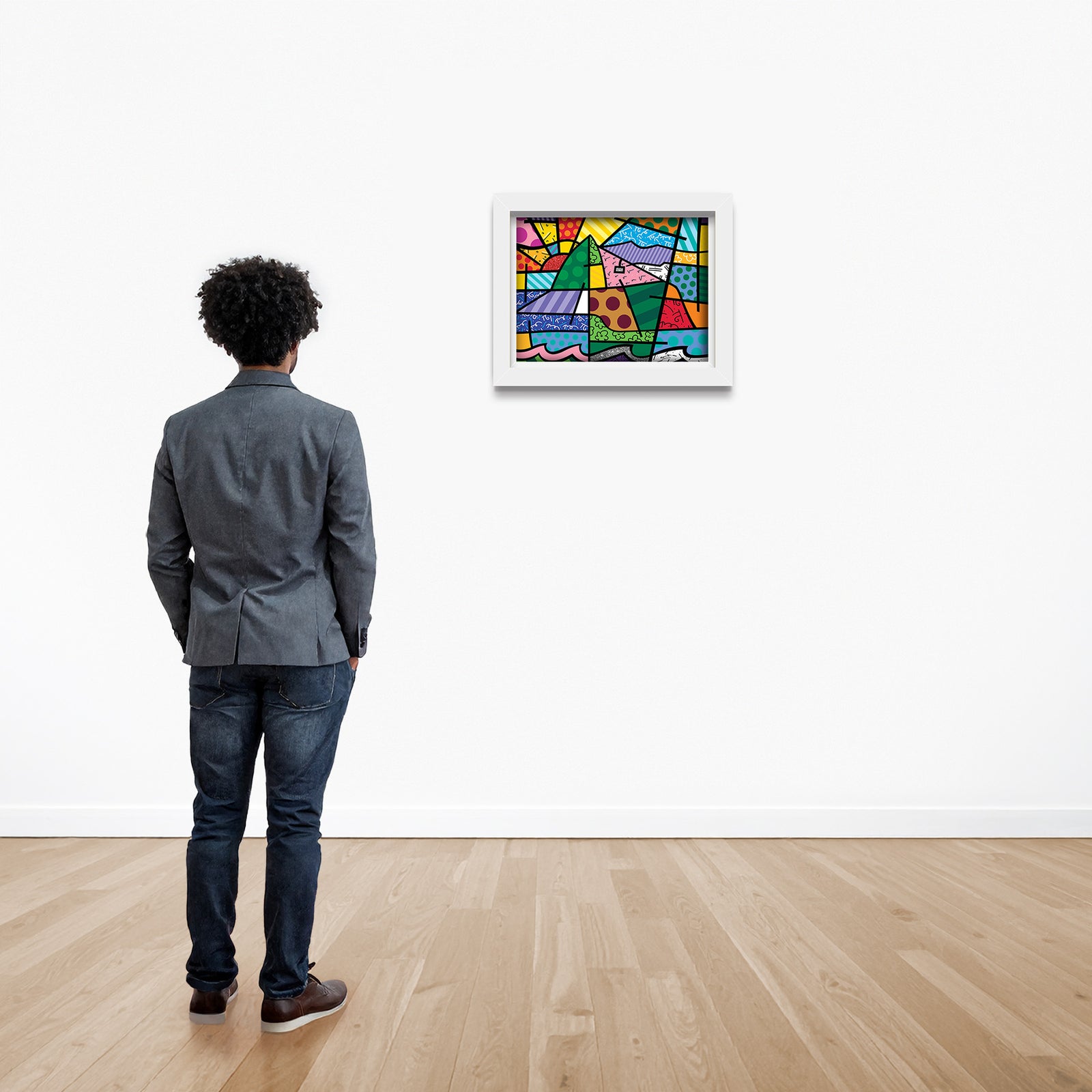 modern pop art rio limited edition print  vibrant home decor