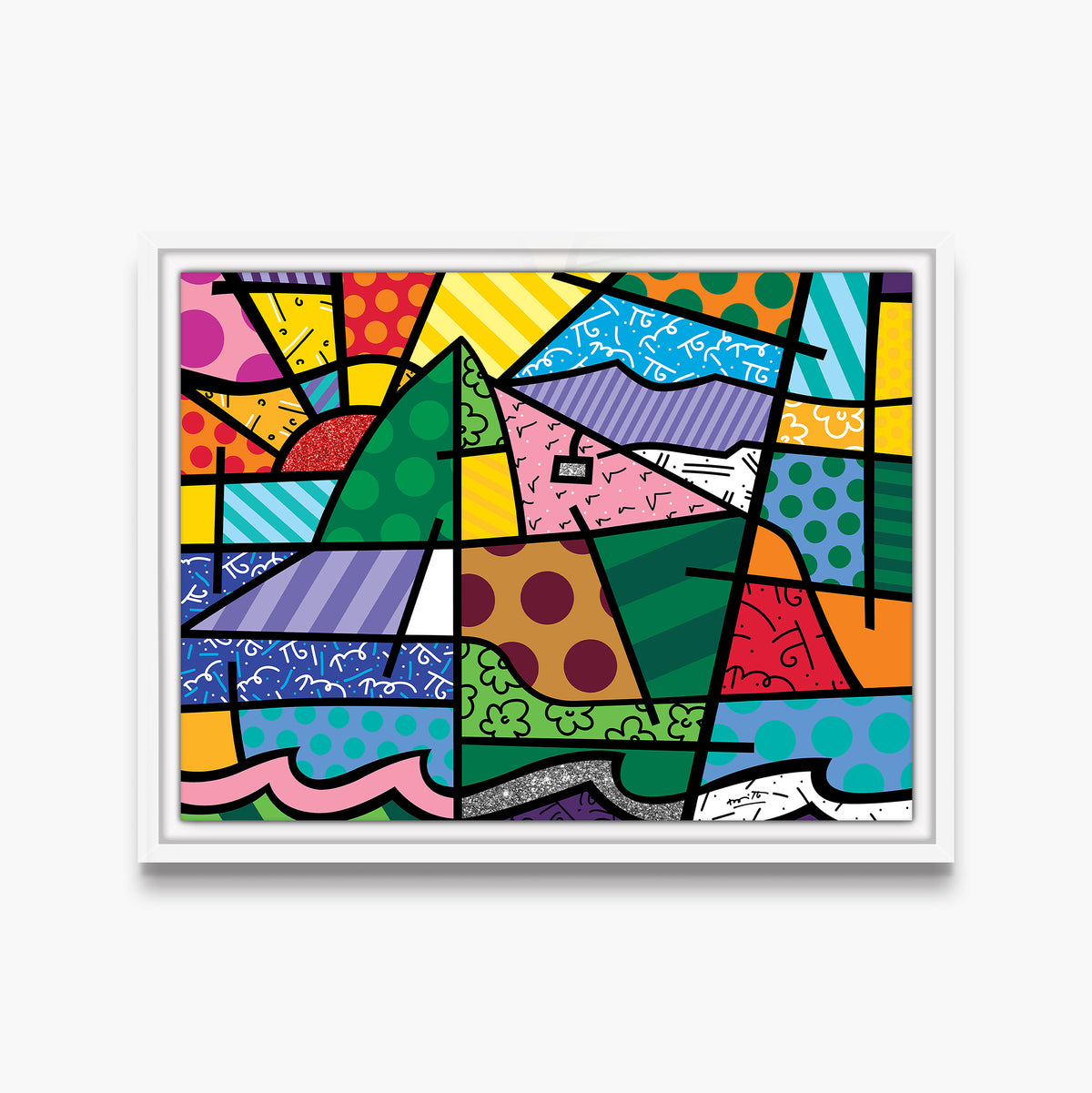 rio limited edition print  artistic colorful design collectible