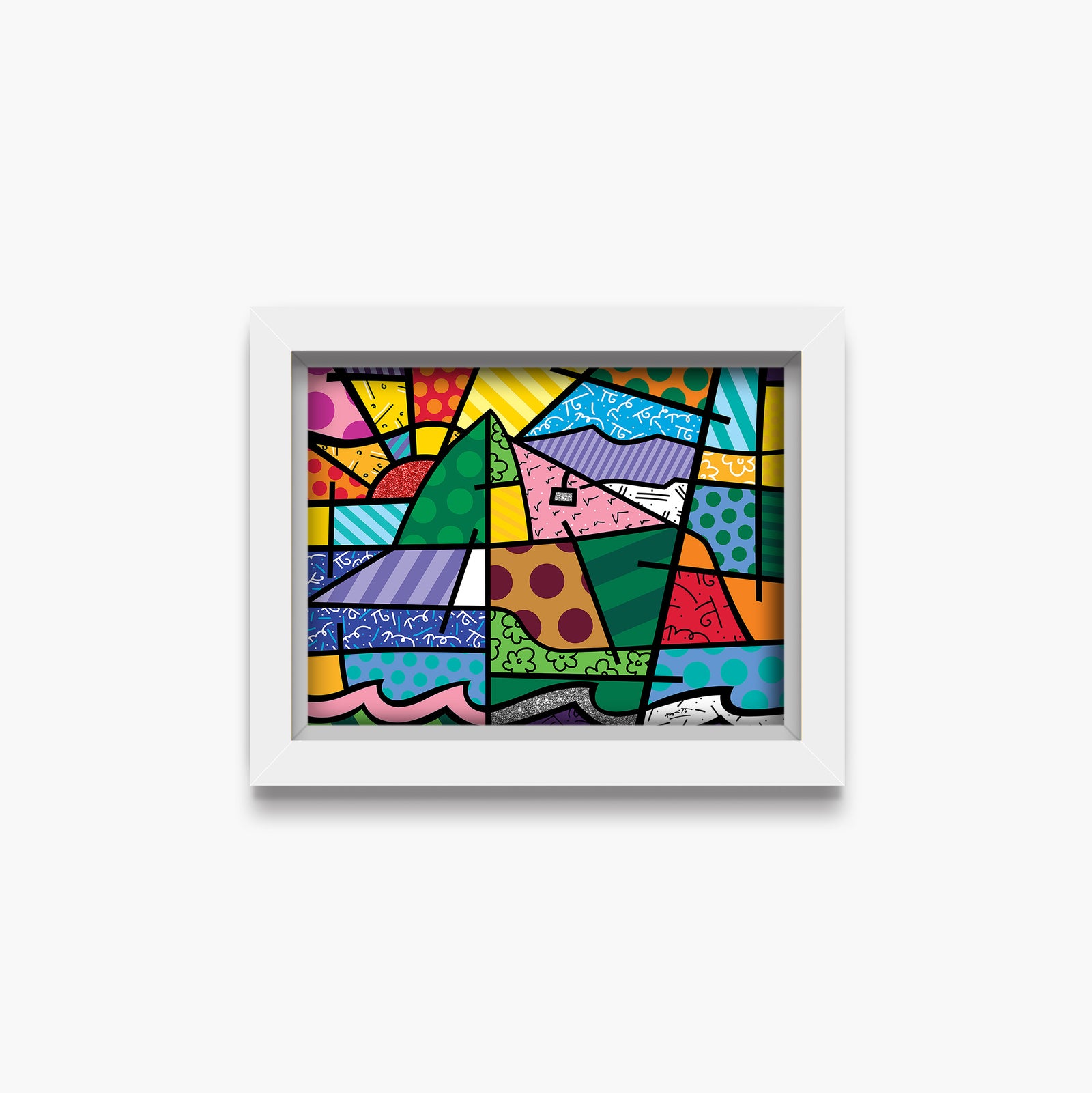 Romero Britto rio limited edition print  contemporary pop art piece