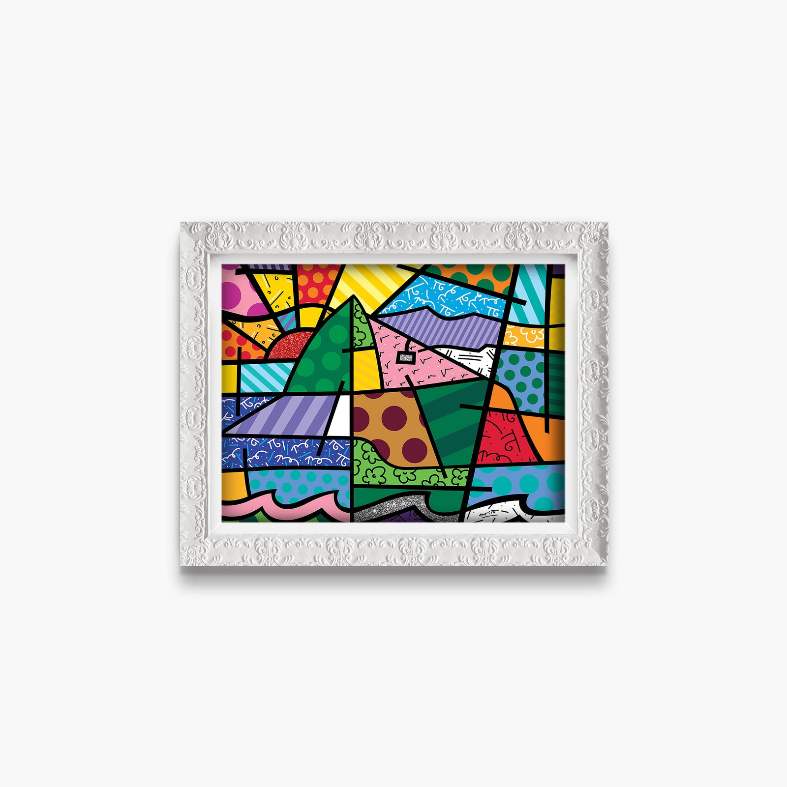 modern pop art rio limited edition print  vibrant home decor