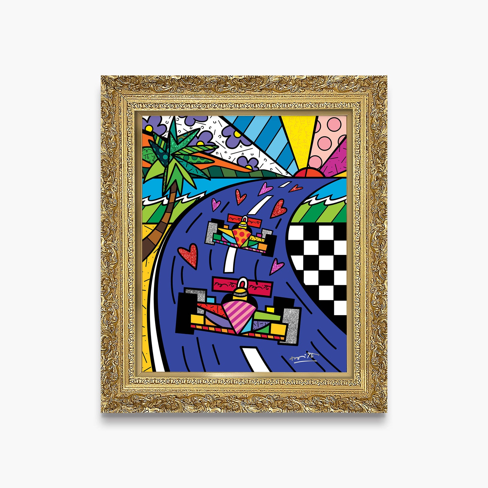 miami grand prix limited edition  artistic colorful design collectible