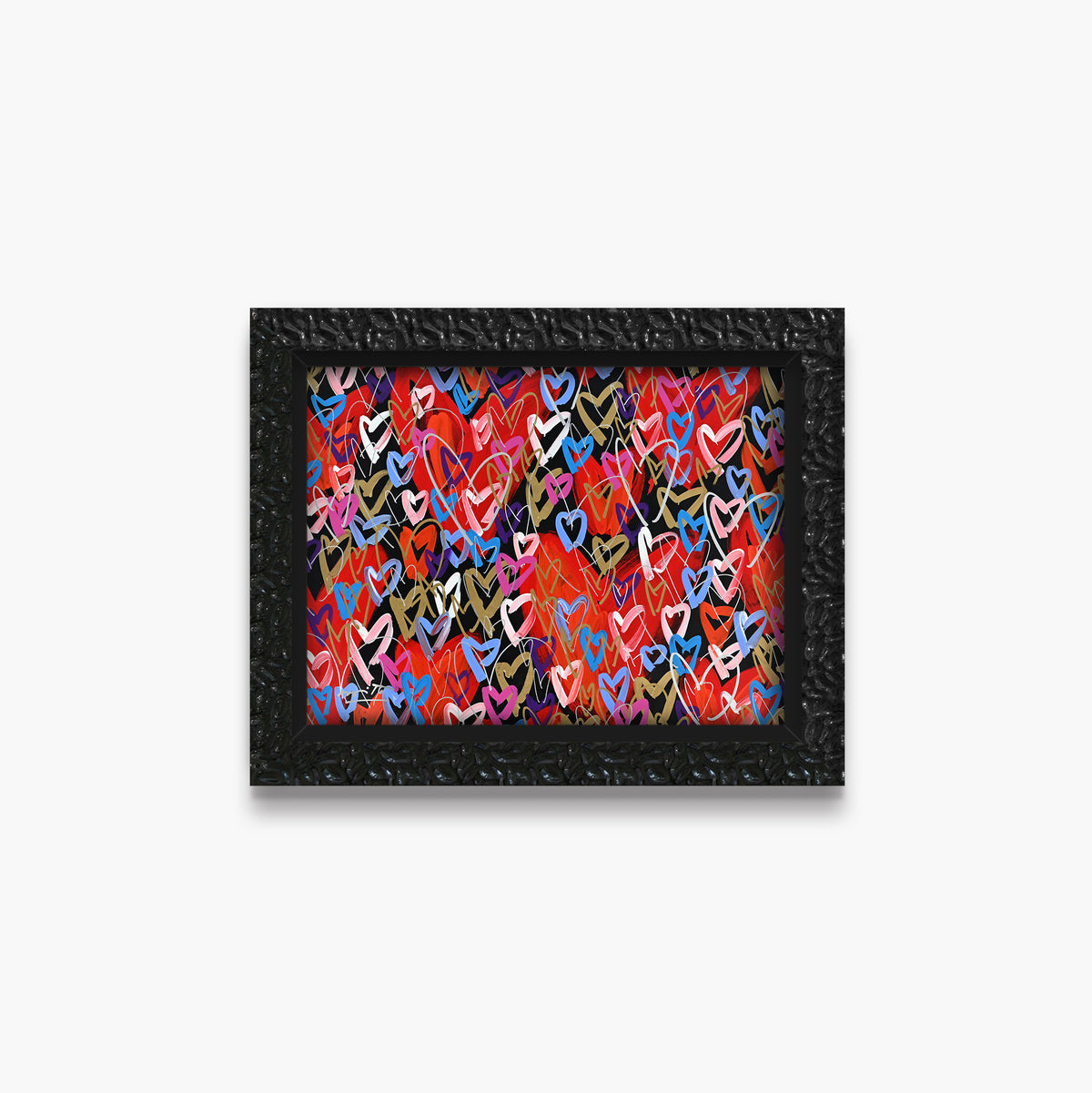Romero Britto loads of love limited edition  contemporary pop art piece