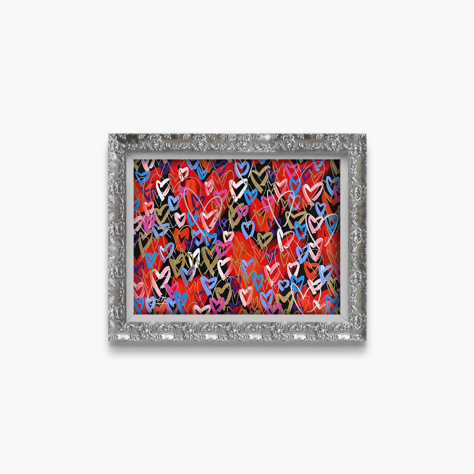 Romero Britto loads of love limited edition  contemporary pop art piece