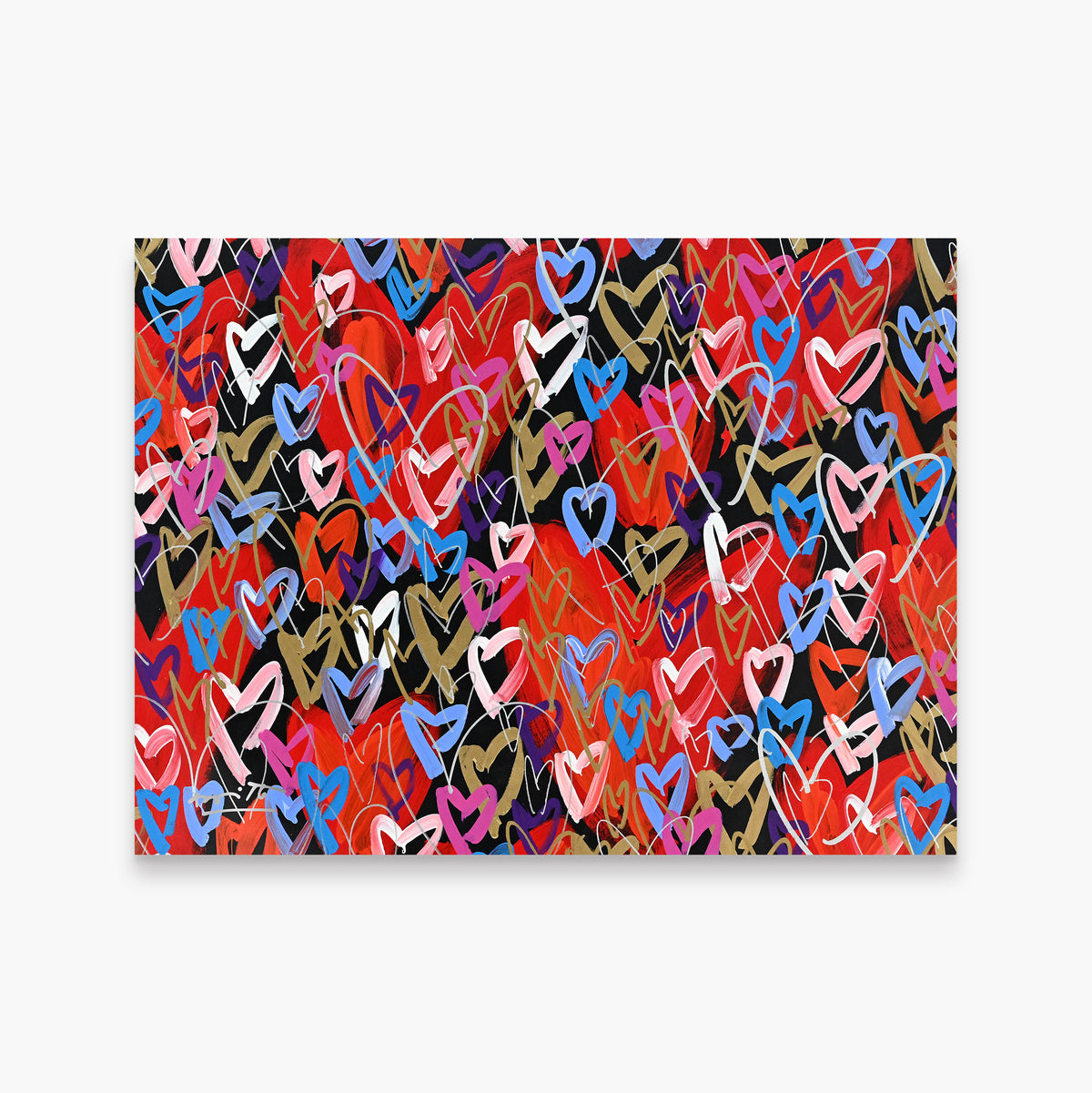 Romero Britto loads of love limited edition  colorful pop art design