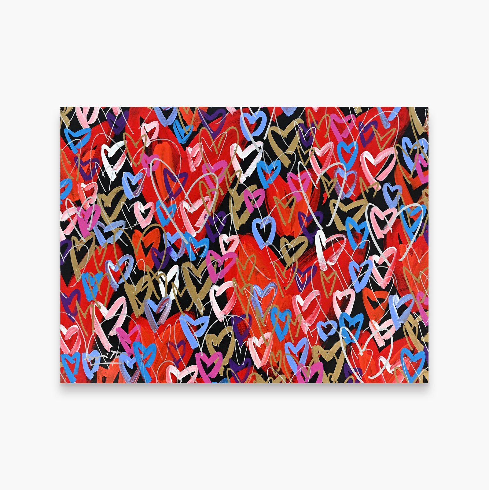 Romero Britto loads of love limited edition  colorful pop art design