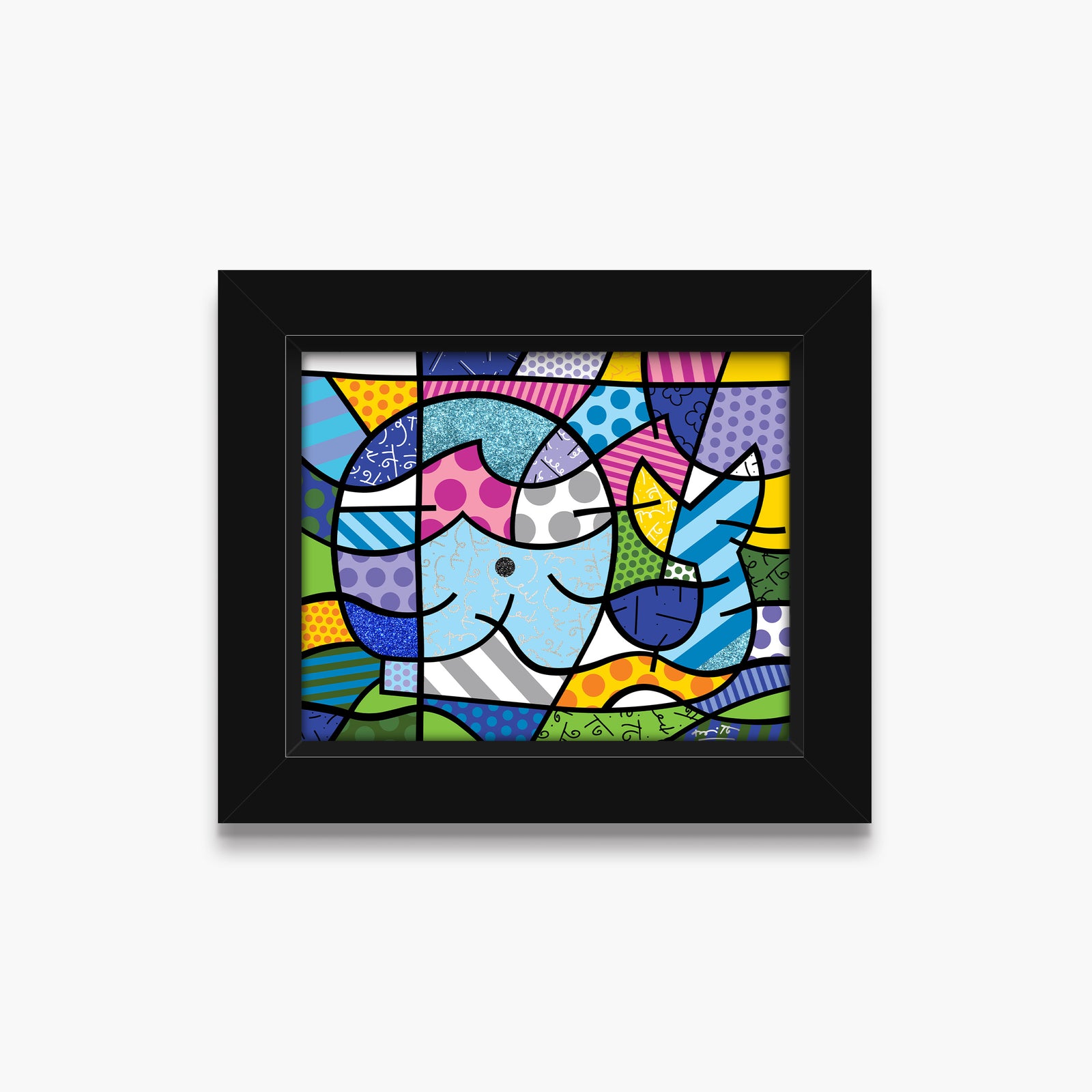 free willy limited edition print  artistic colorful design collectible