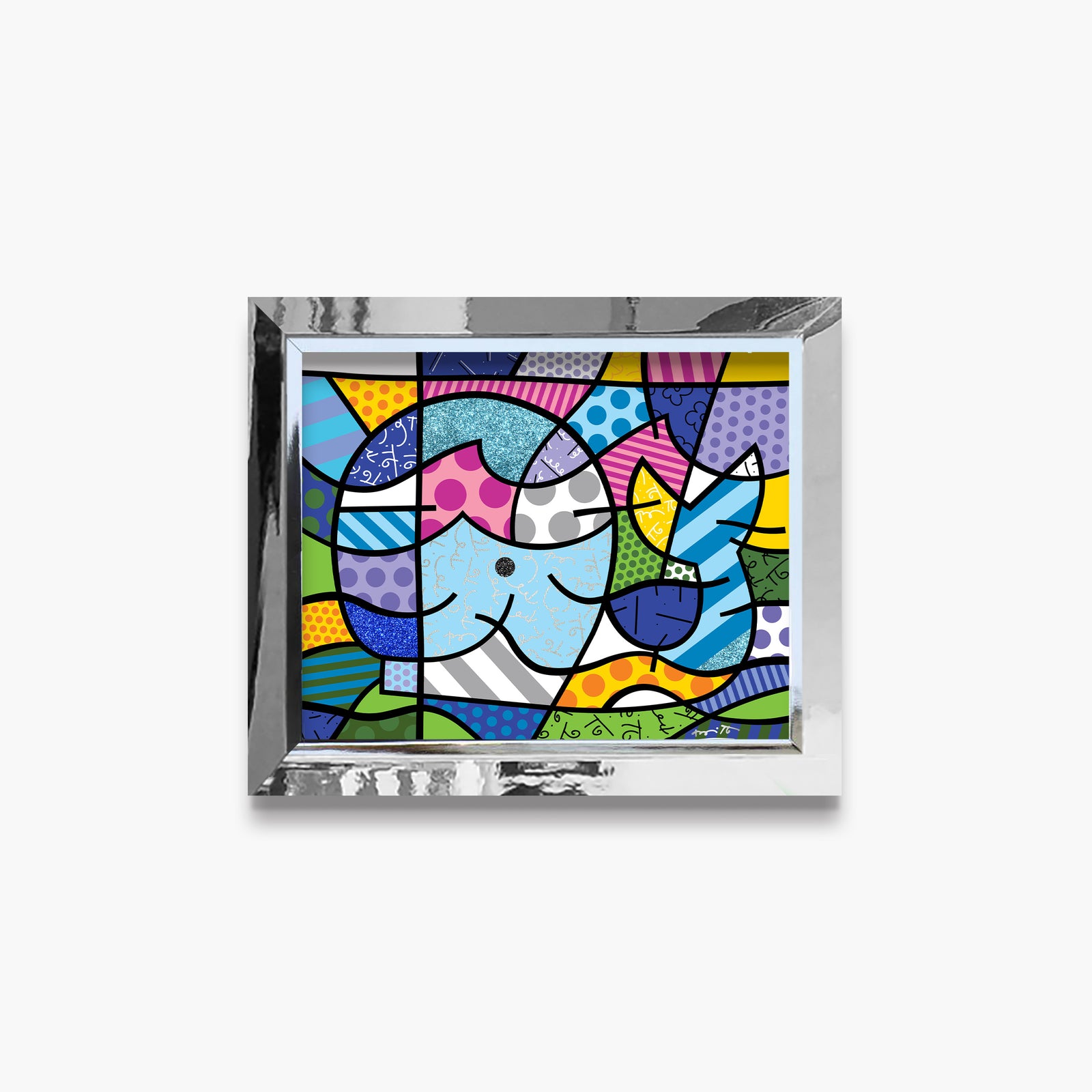 Romero Britto free willy limited edition print  contemporary pop art piece
