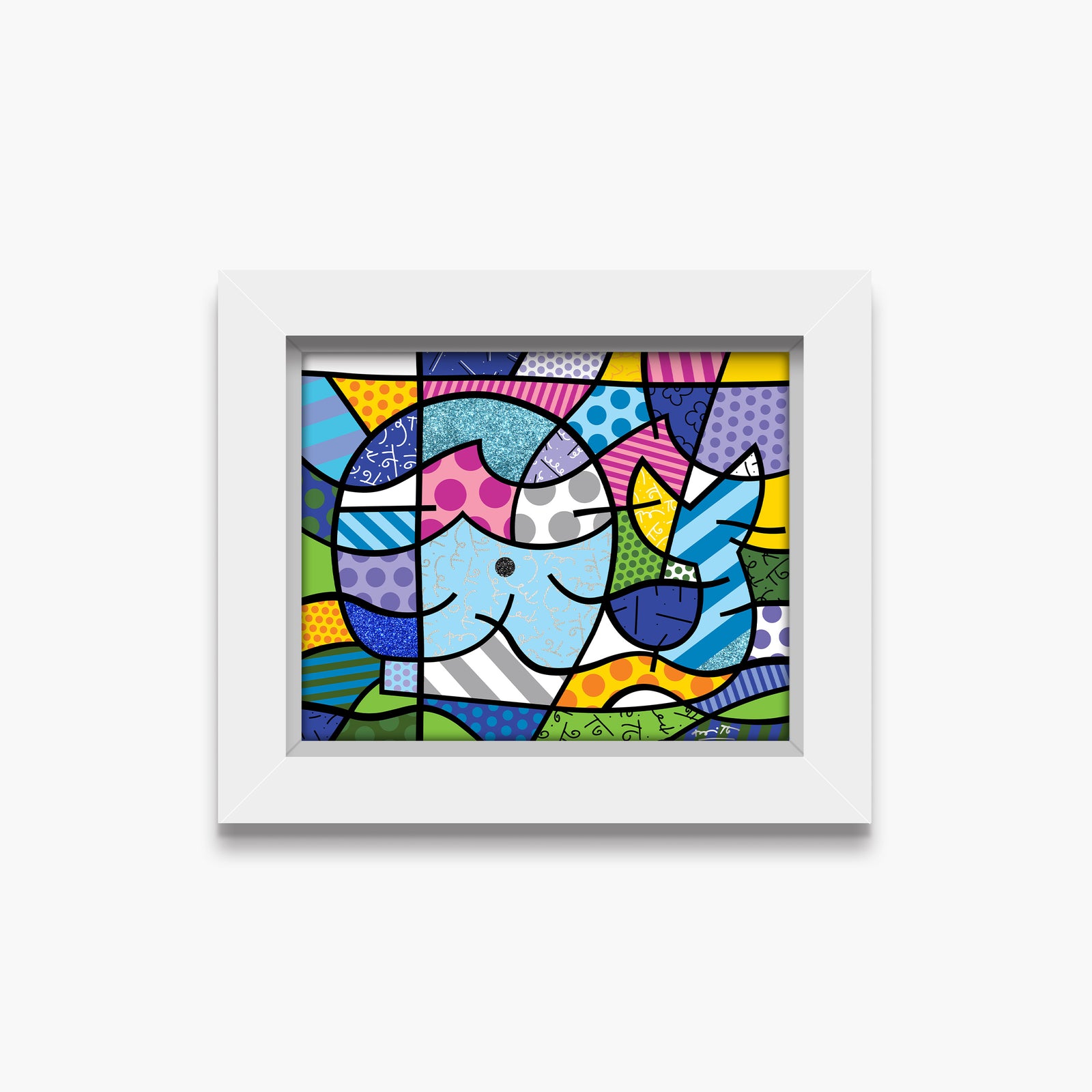 modern pop art free willy limited edition print  vibrant home decor