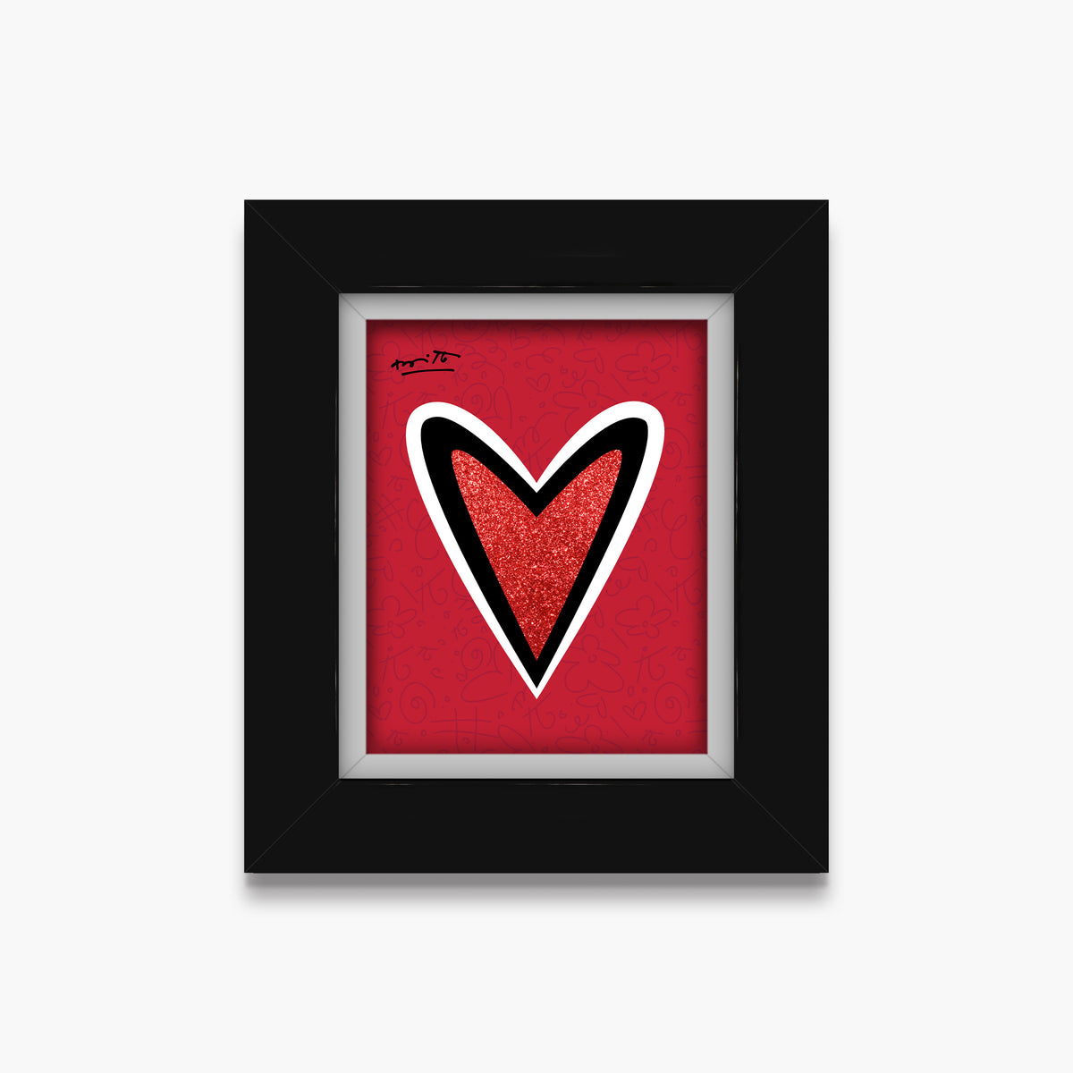just love me limited edition  artistic colorful design collectible