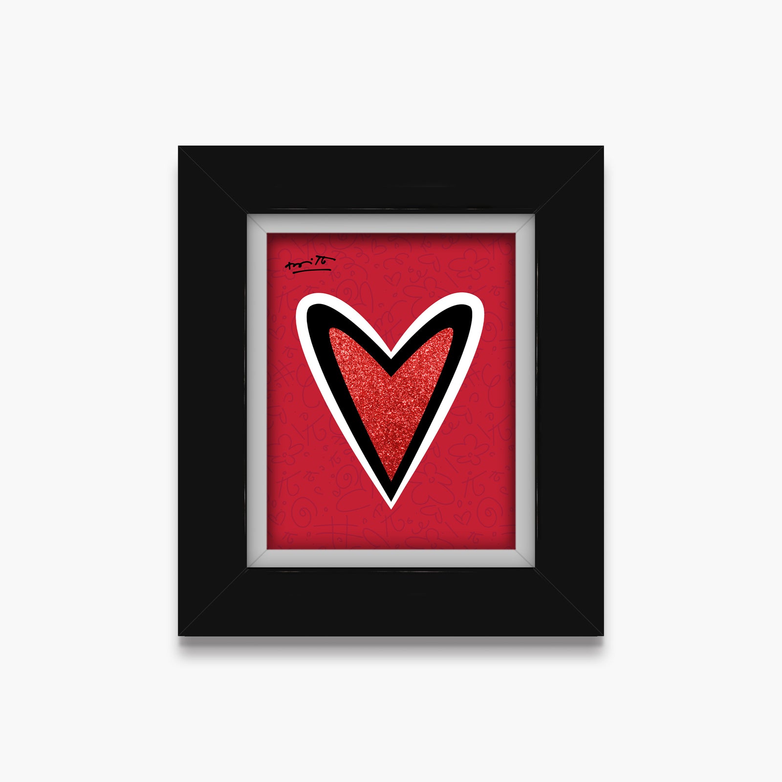 just love me limited edition  artistic colorful design collectible