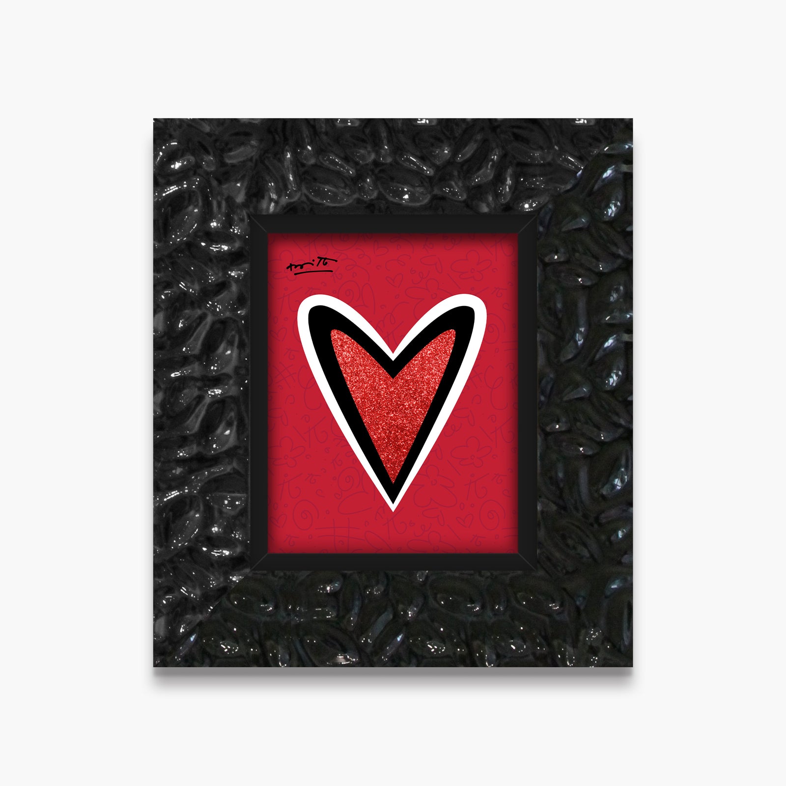 just love me limited edition  artistic colorful design collectible