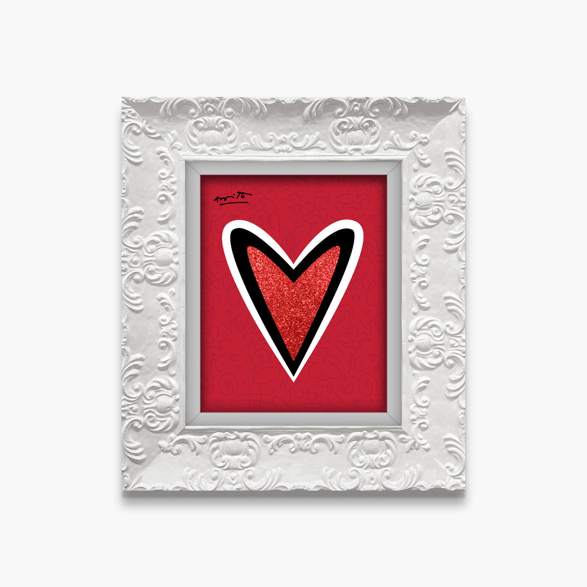 just love me limited edition  artistic colorful design collectible