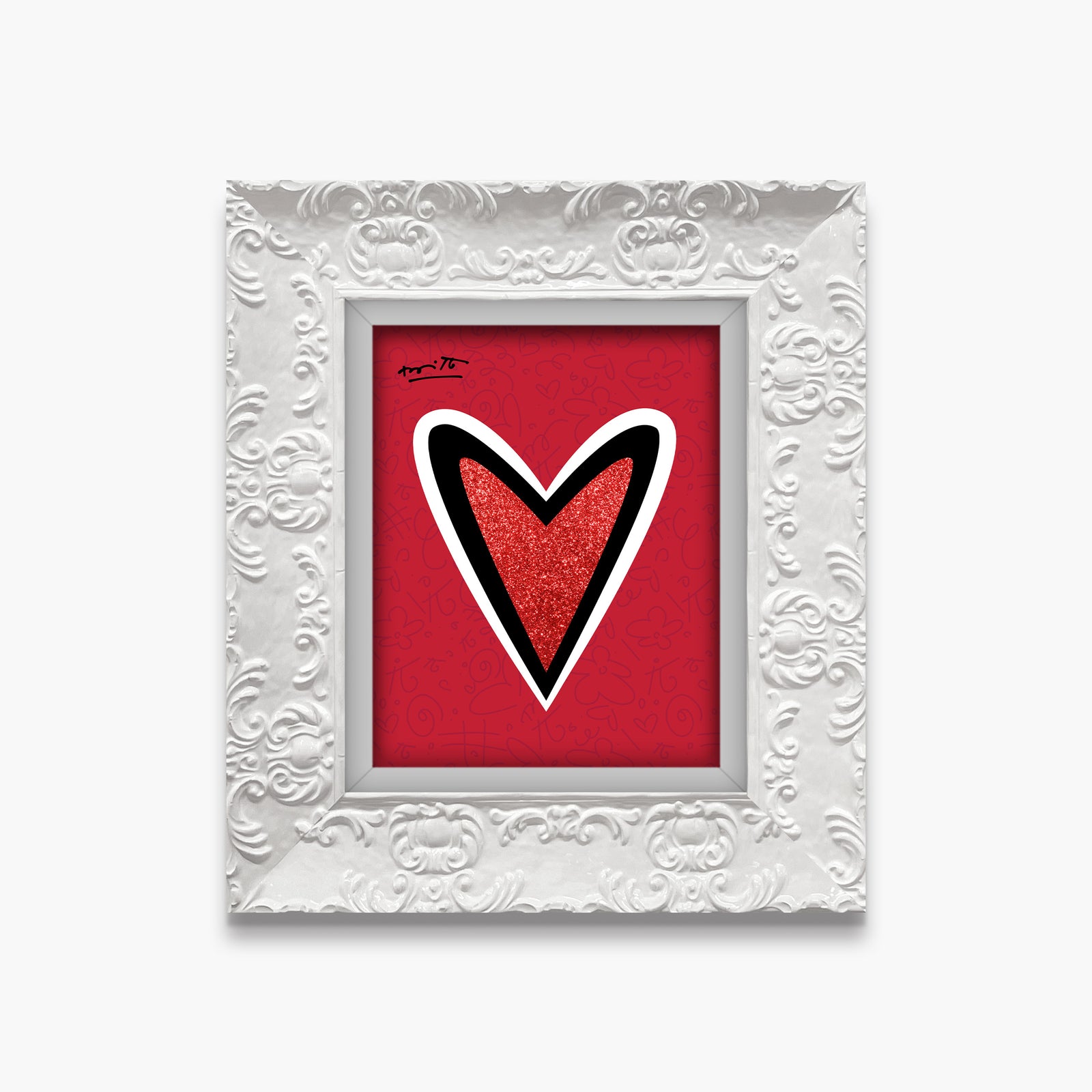 just love me limited edition  artistic colorful design collectible