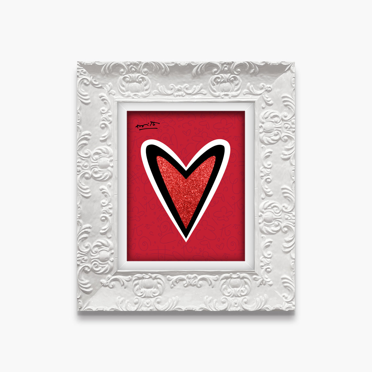 modern pop art just love me limited edition  vibrant home decor