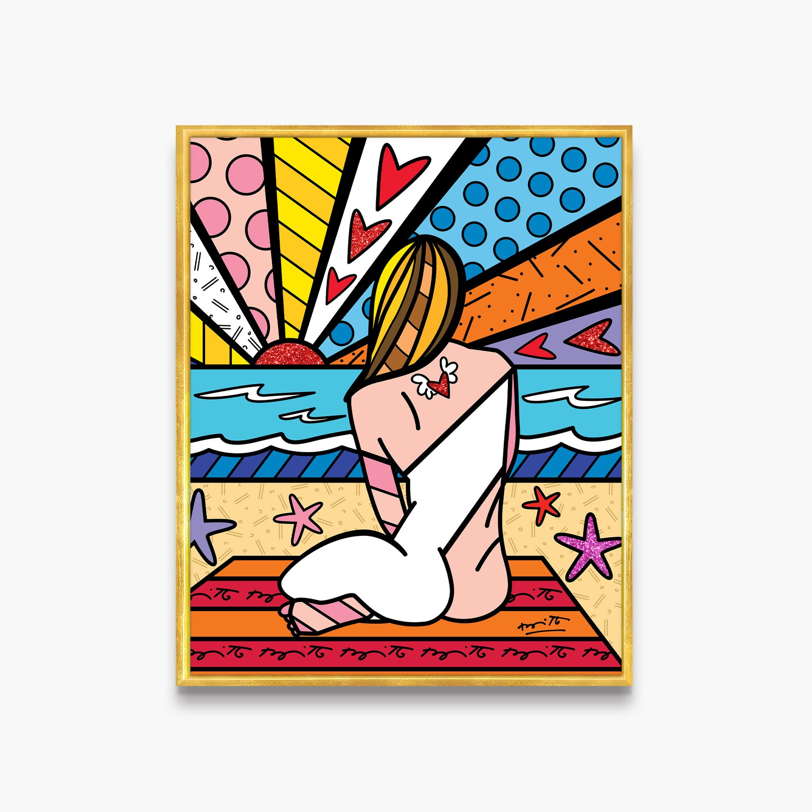 Sunset At The Beach - Limited Edition Print