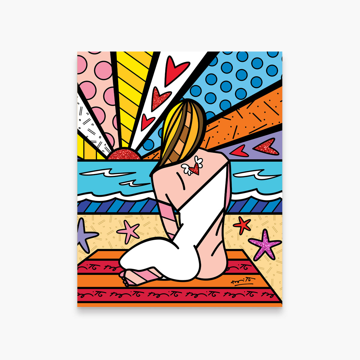 Sunset At The Beach - Limited Edition Print