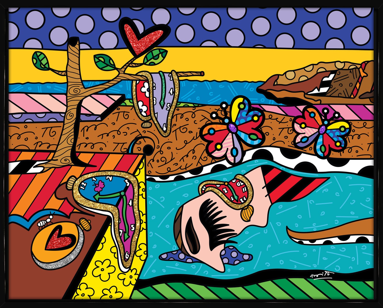 surreal love limited edition print  artistic colorful design collectible