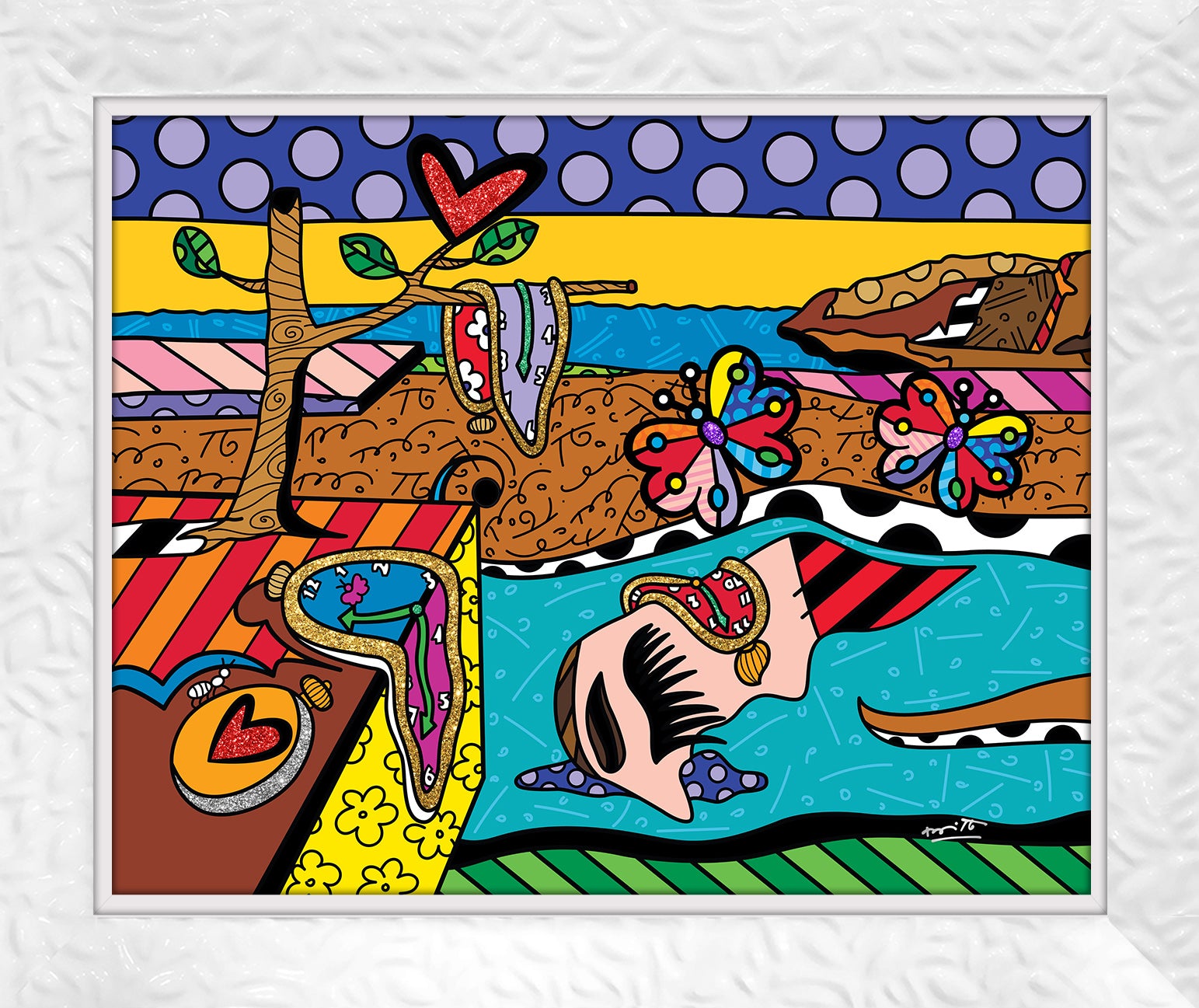 surreal love limited edition print  artistic colorful design collectible