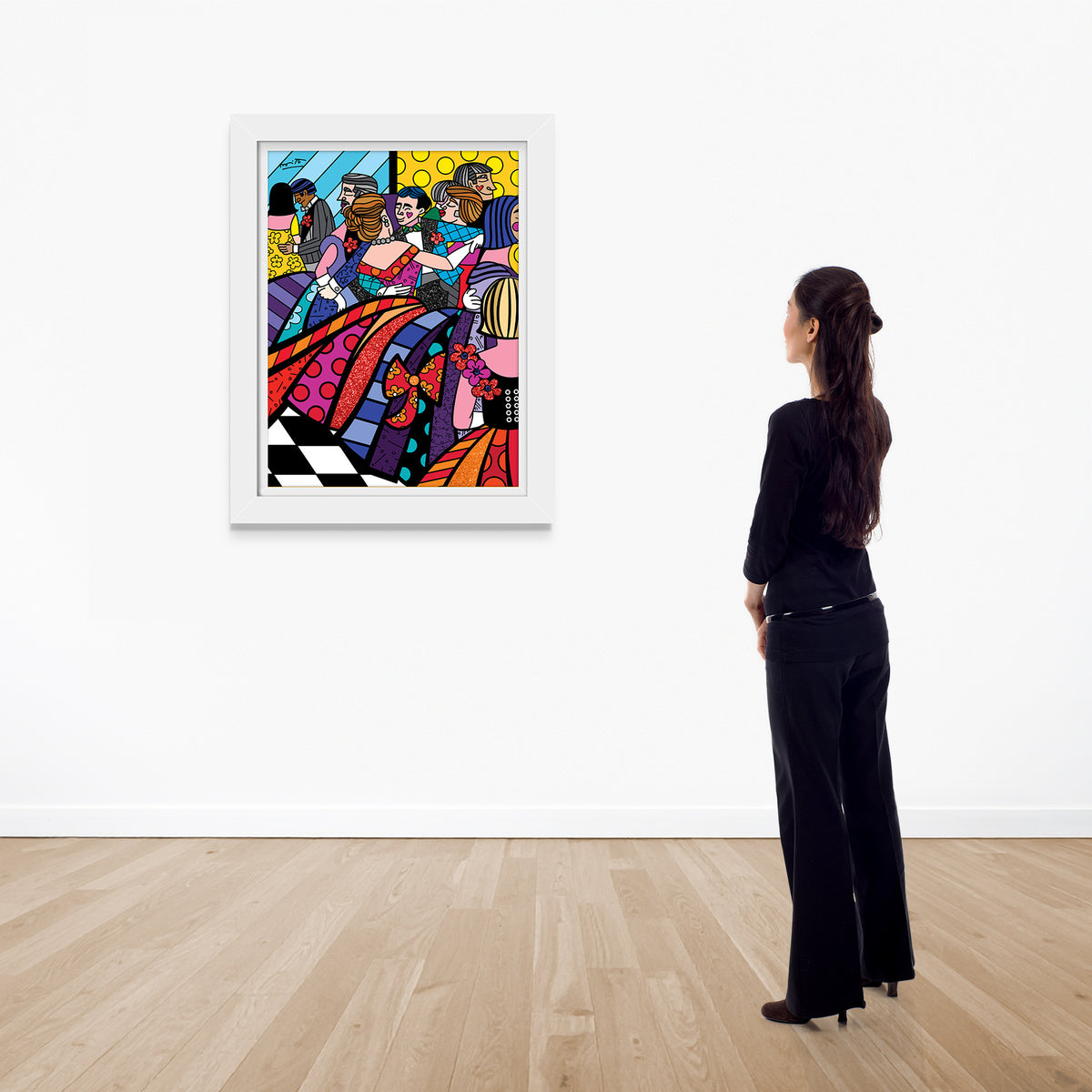 modern pop art 1948 met ball limited edition  vibrant home decor