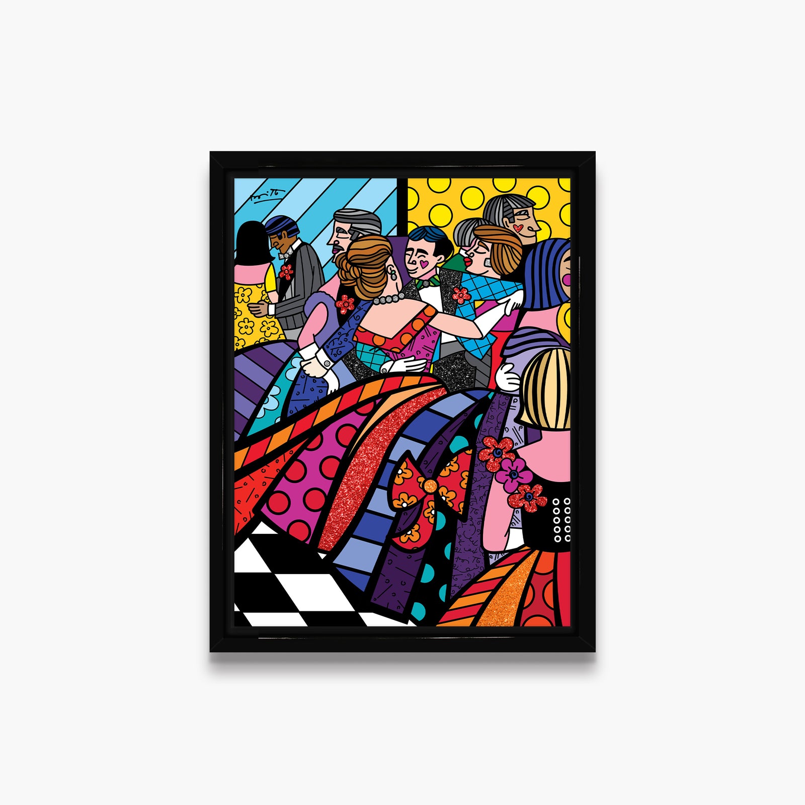 modern pop art 1948 met ball limited edition  vibrant home decor