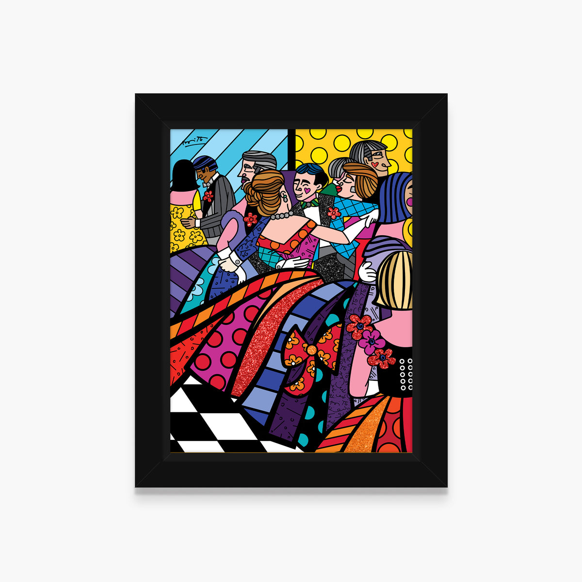 Romero Britto 1948 met ball limited edition  colorful pop art design