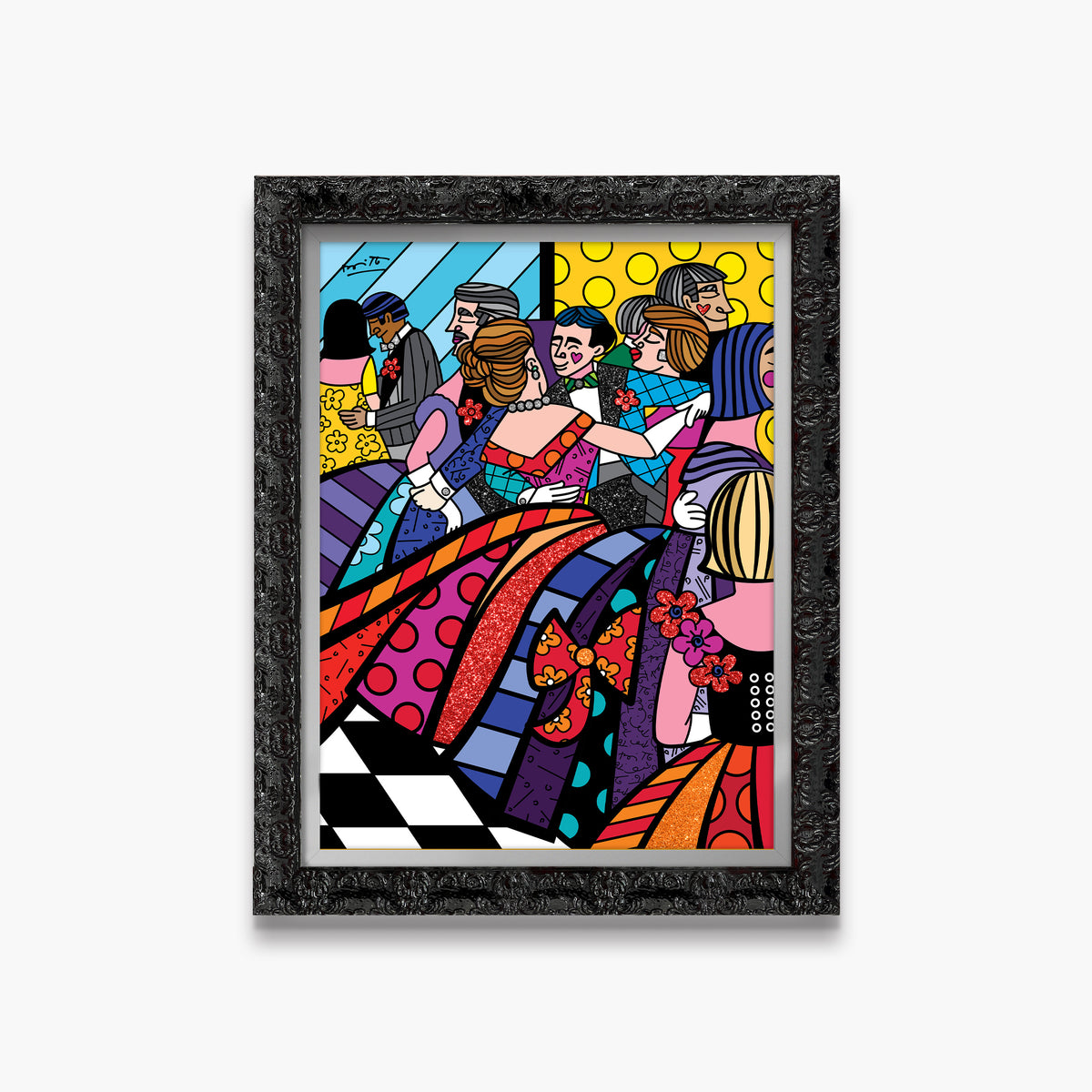 Romero Britto 1948 met ball limited edition  colorful pop art design