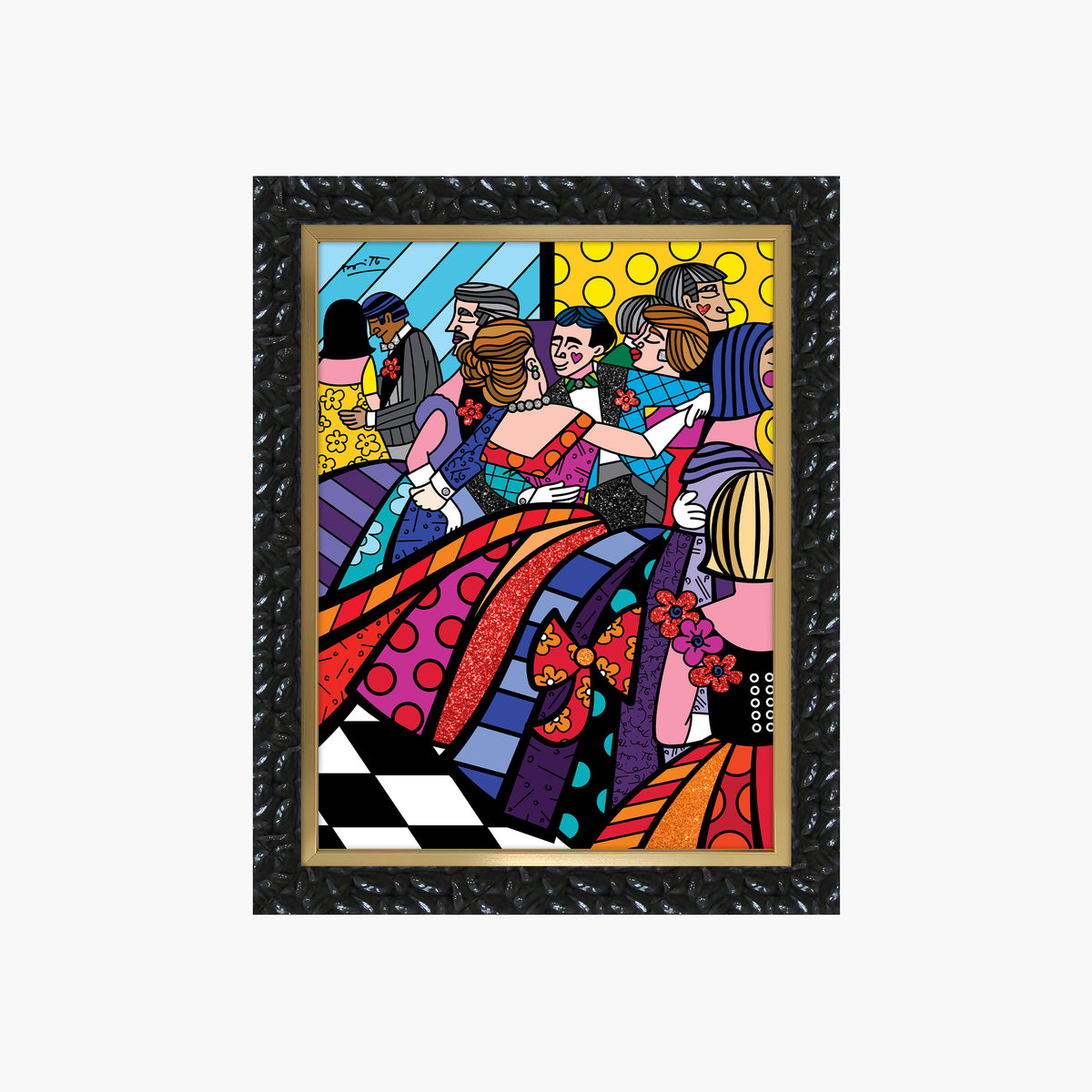 modern pop art 1948 met ball limited edition  vibrant home decor