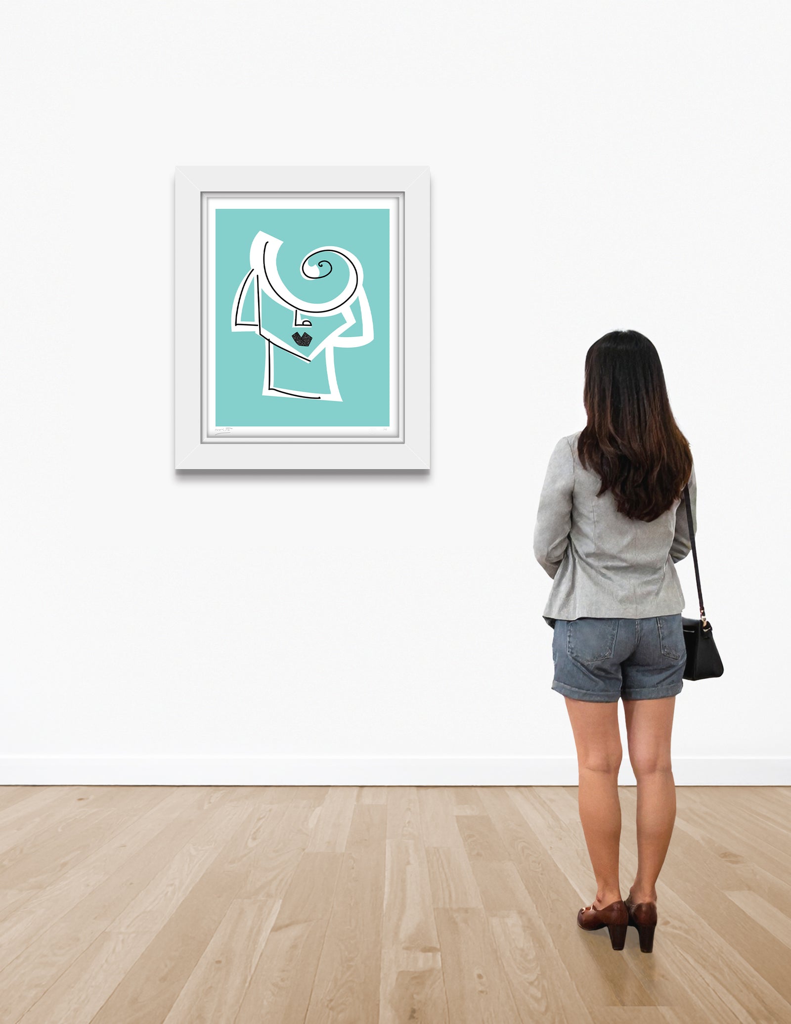 modern pop art tiffanys limited edition print  vibrant home decor