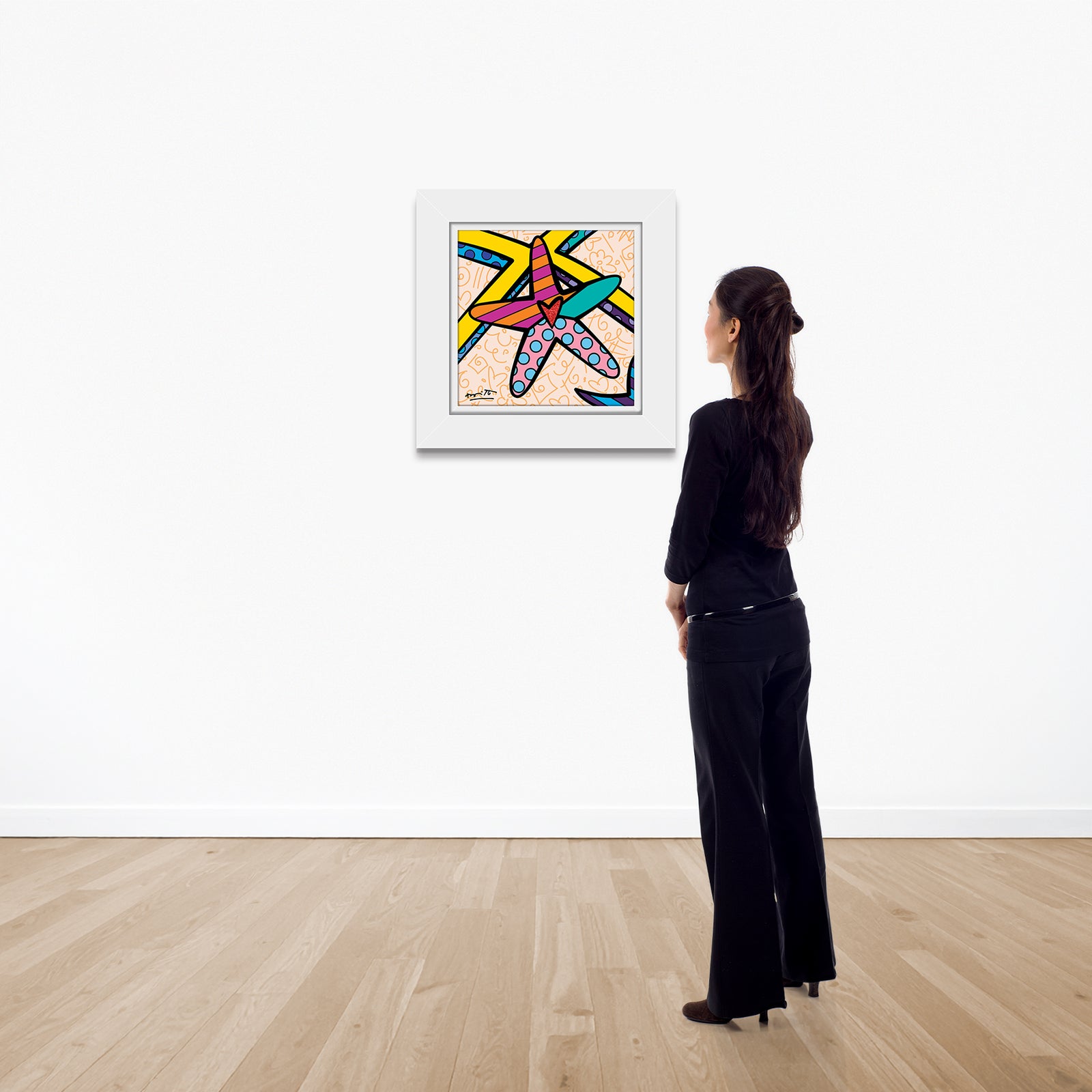 modern pop art sunny isles starfish limited edition  vibrant home decor