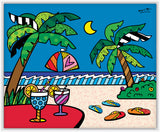 EVENING BEACH - Limited Edition Print