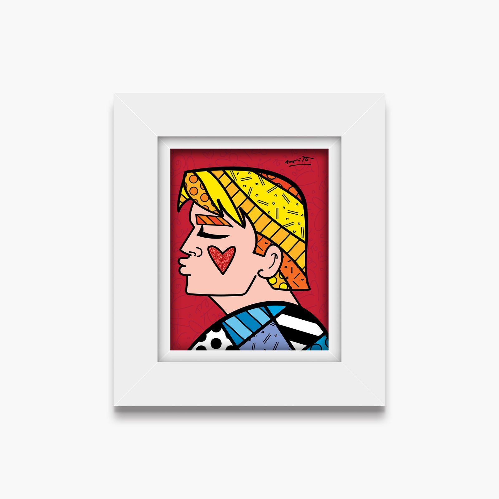 just love me limited edition  artistic colorful design collectible