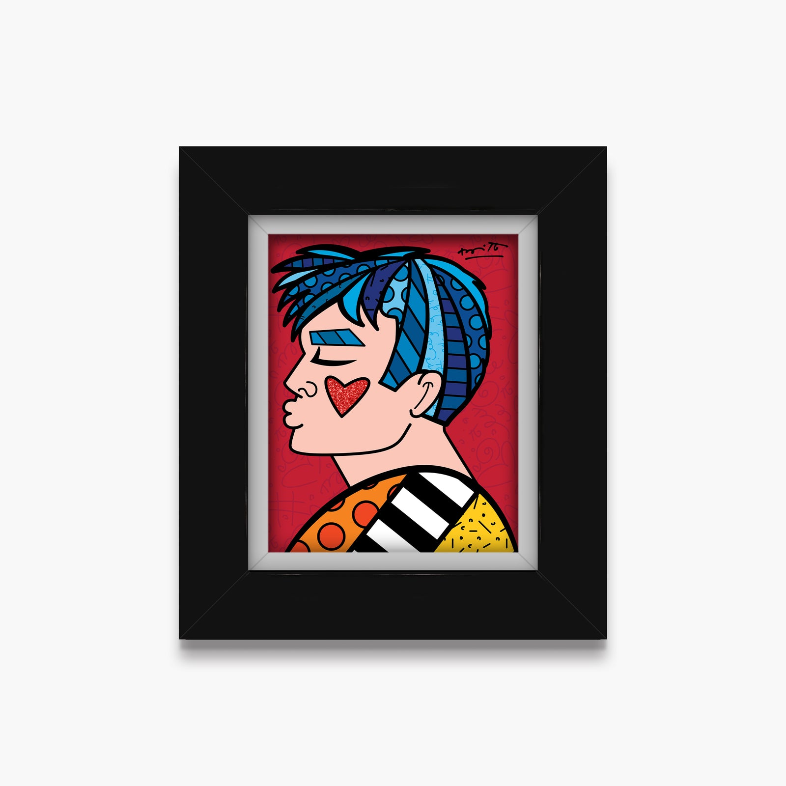 just love me limited edition  artistic colorful design collectible