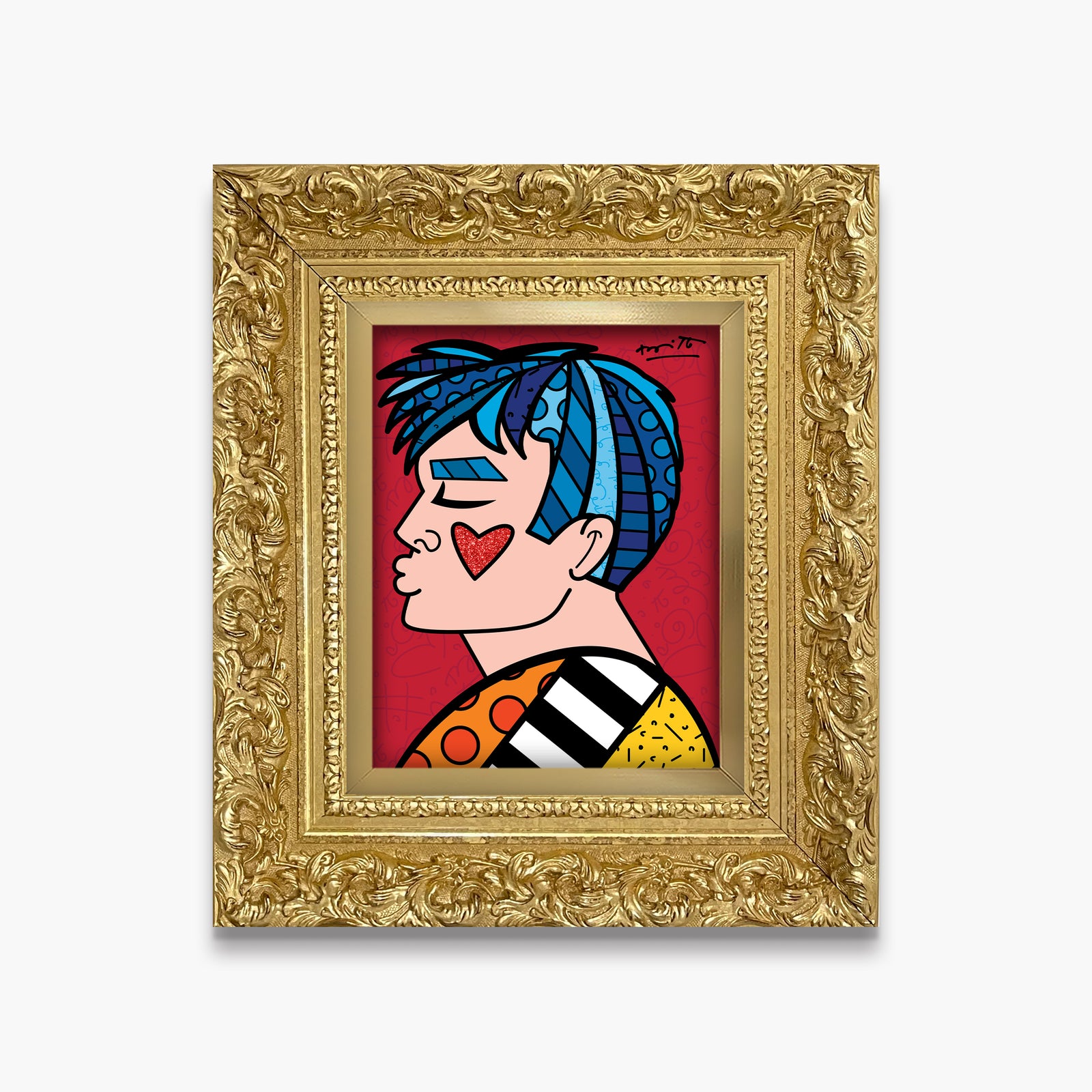 modern pop art just love me limited edition  vibrant home decor