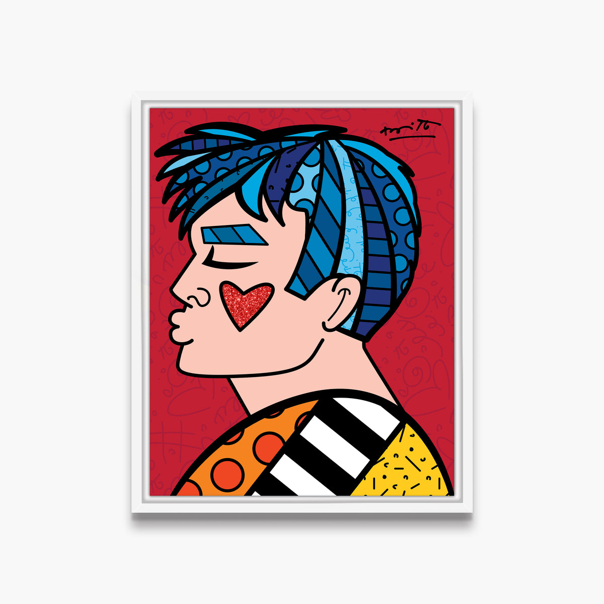 just love me limited edition  artistic colorful design collectible