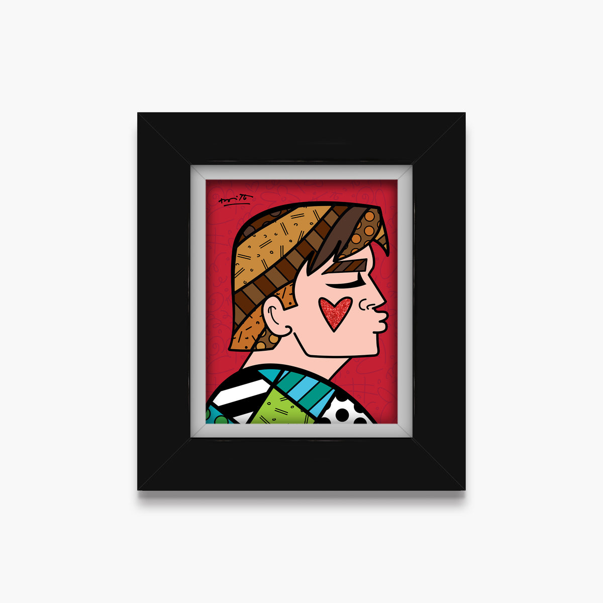 just love me limited edition  artistic colorful design collectible