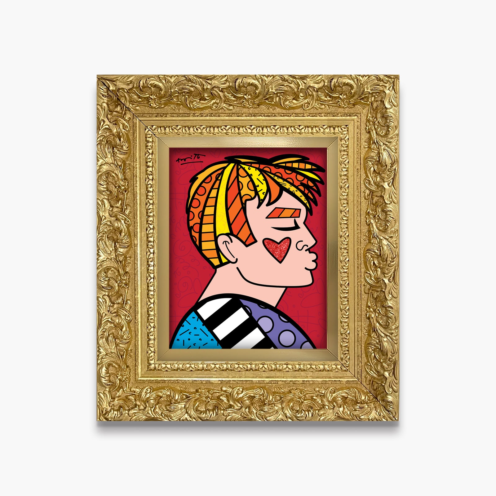 modern pop art just love me limited edition  vibrant home decor