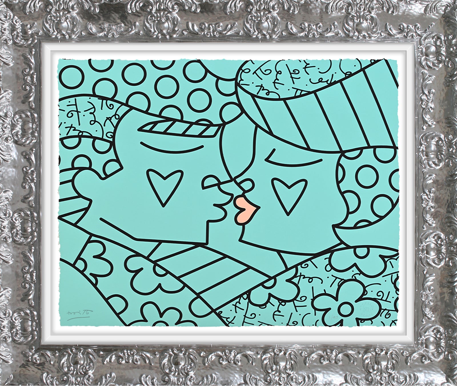 modern pop art eternal limited edition print  vibrant home decor