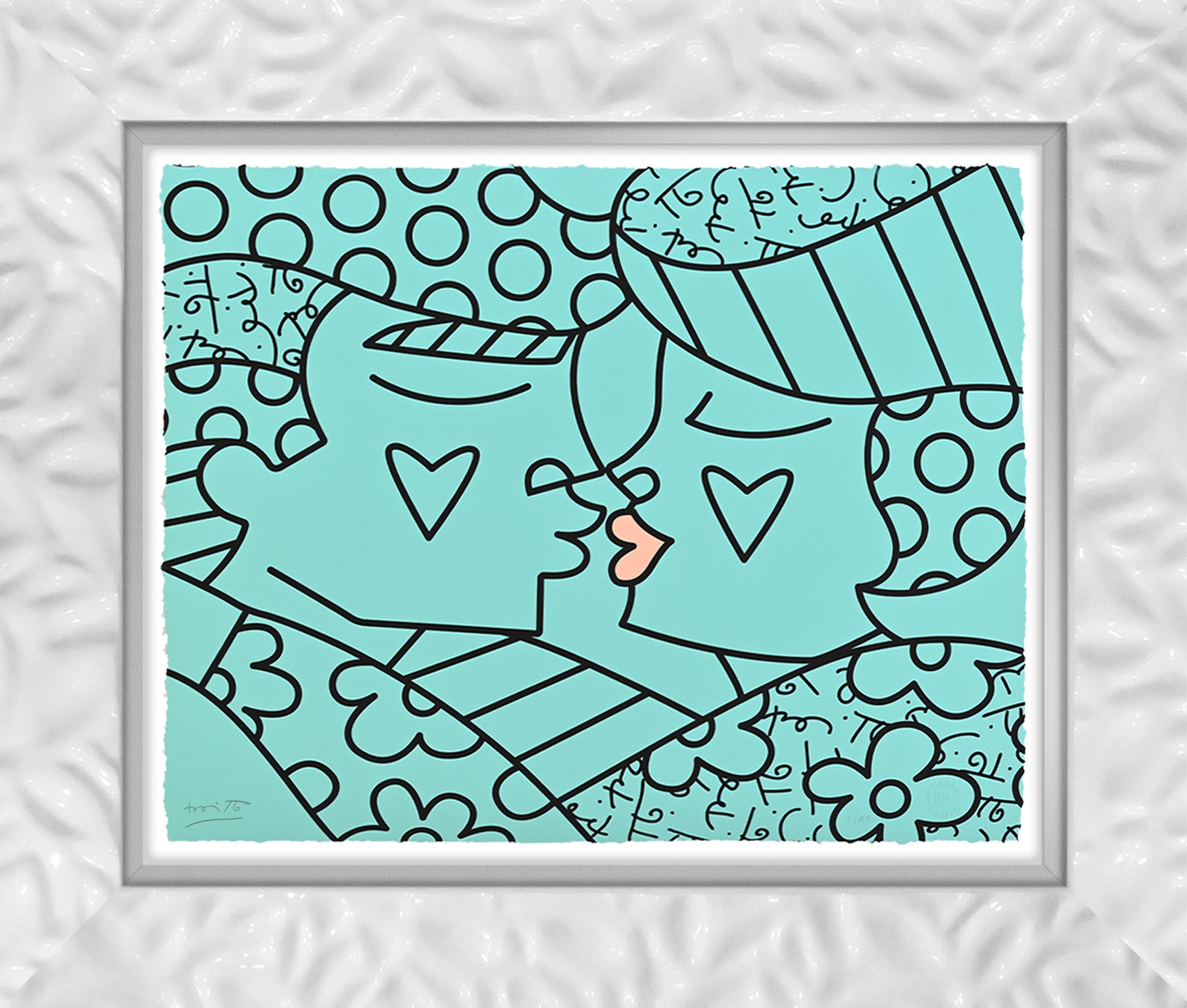 modern pop art eternal limited edition print  vibrant home decor