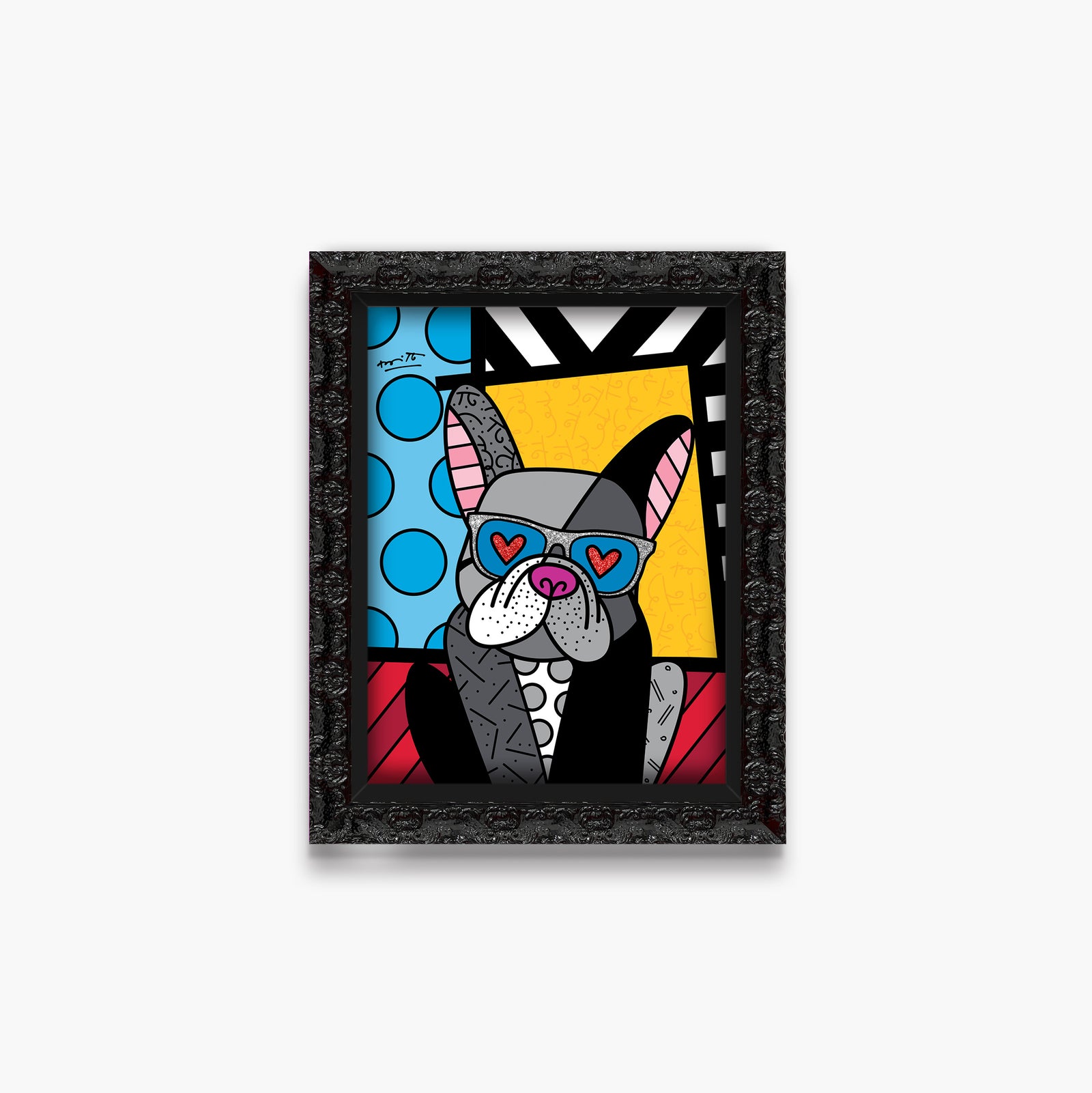 lovable french limited edition print  artistic colorful design collectible