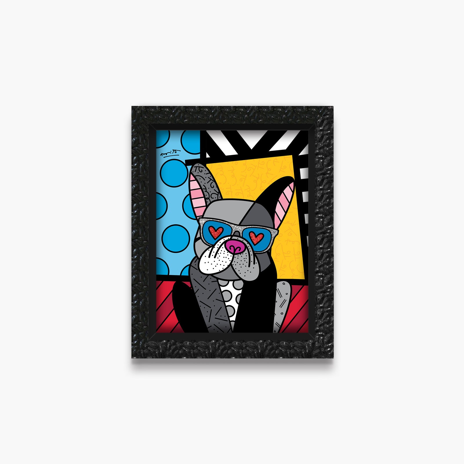 lovable french limited edition print  colorful decorative collectible gift idea