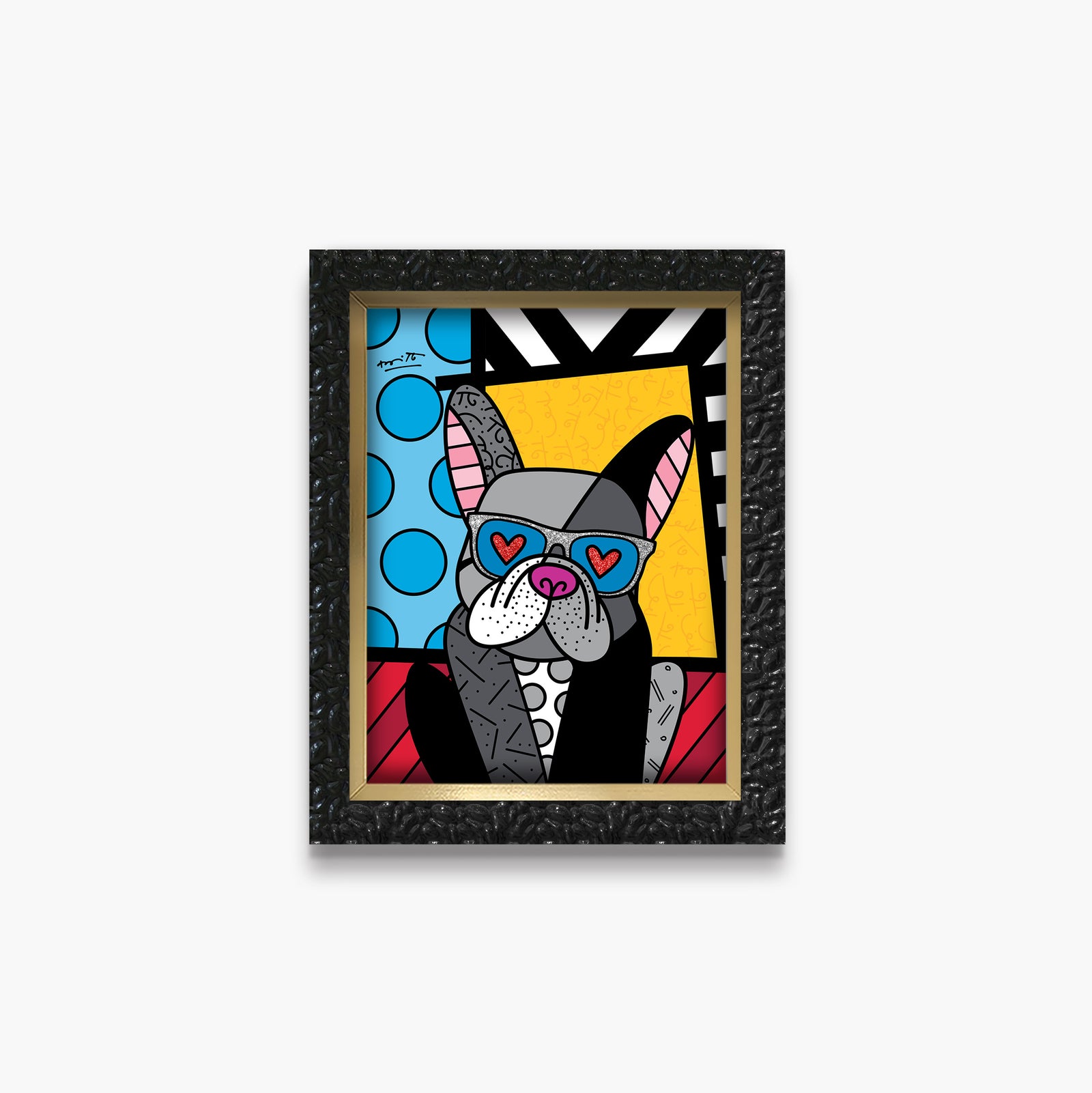 lovable french limited edition print  colorful decorative collectible gift idea