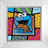 COOKIE MONSTER (Sesame Street) - Limited Edition Print