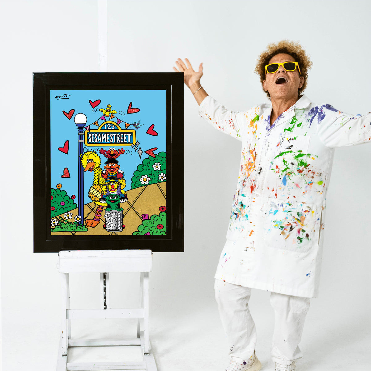 Sesame Street - Sesame Street by Britto - Limited Edition Print
