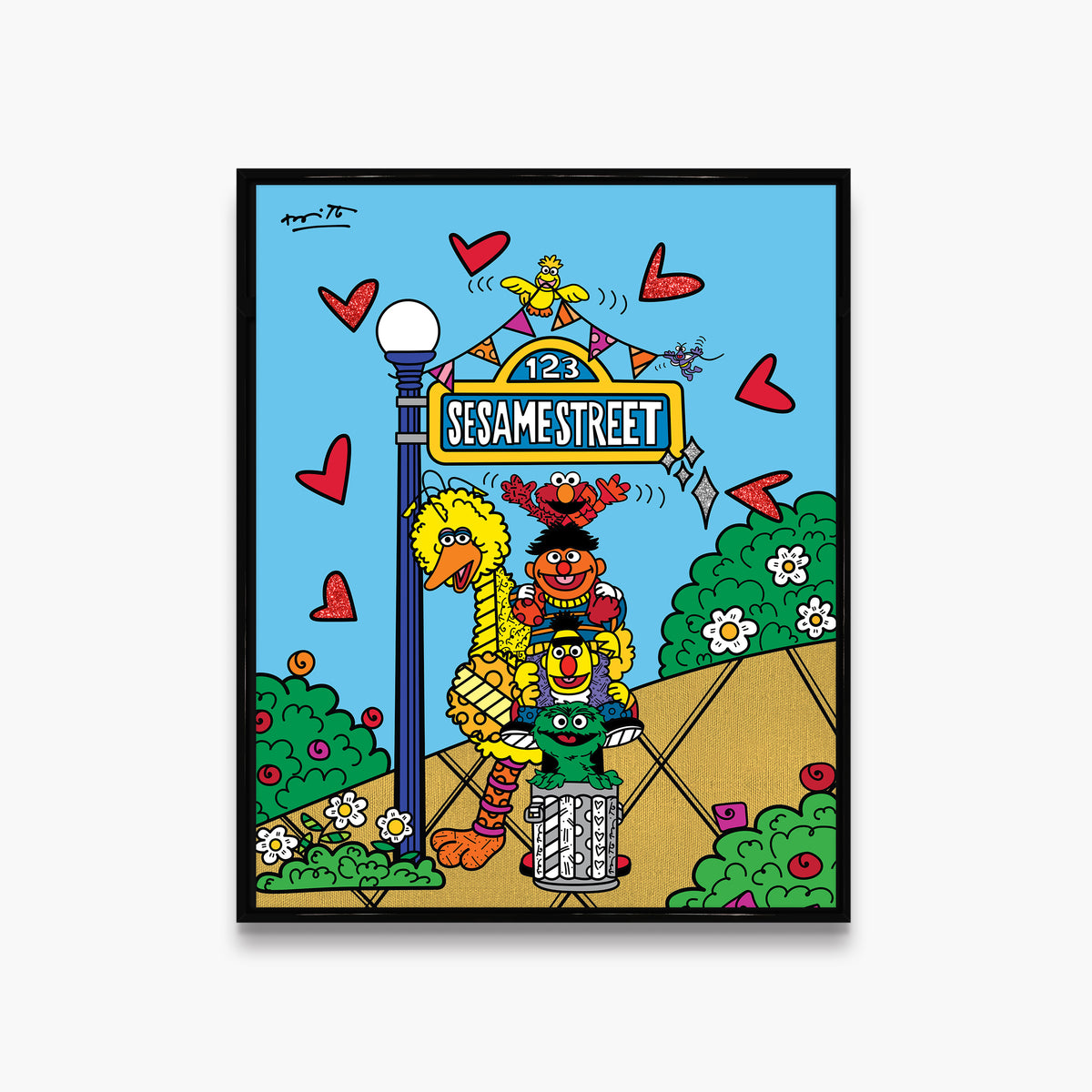 Sesame Street - Sesame Street by Britto - Limited Edition Print