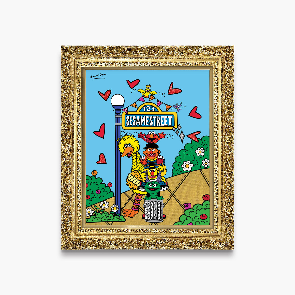 Sesame Street - Sesame Street by Britto - Limited Edition Print