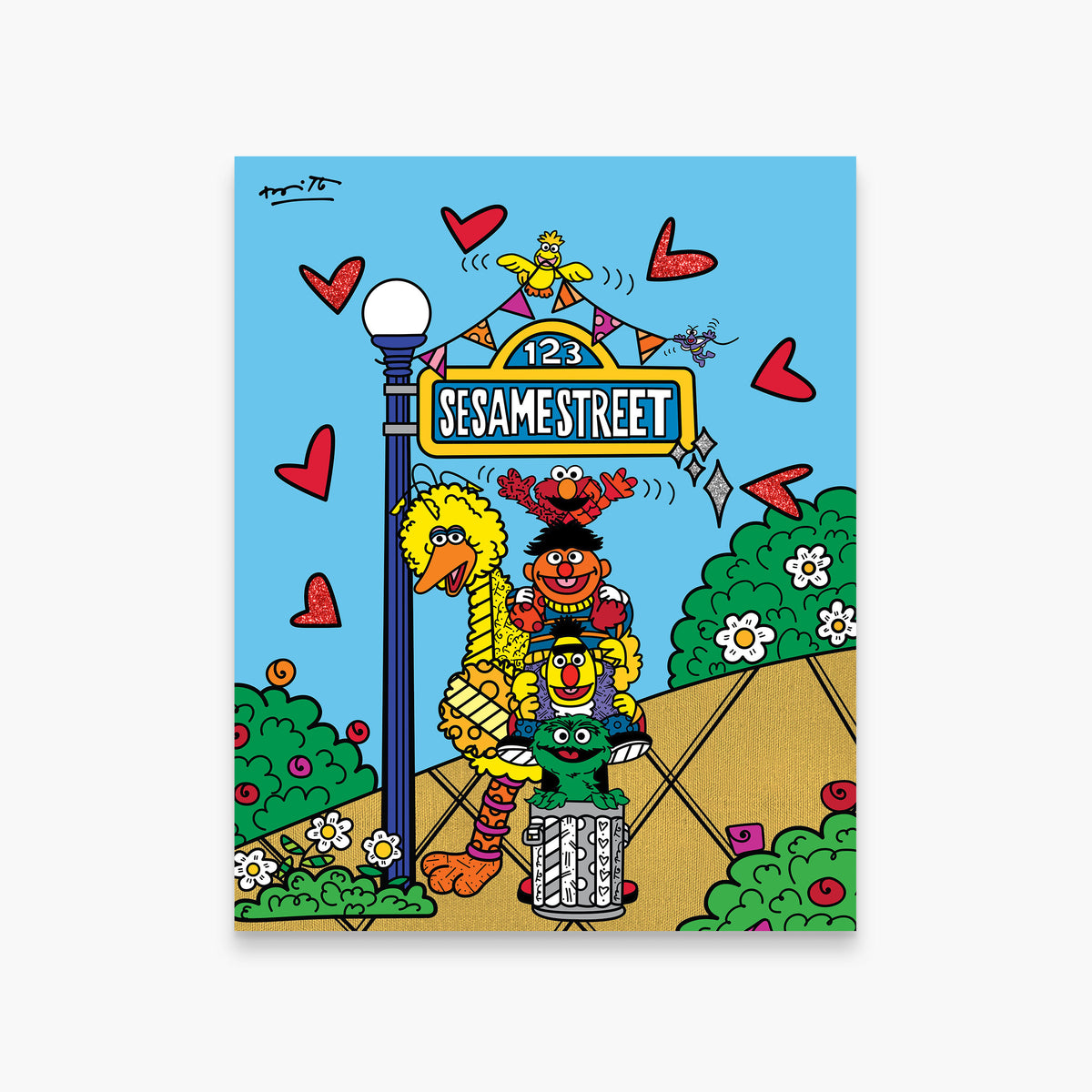 Sesame Street - Sesame Street by Britto - Limited Edition Print
