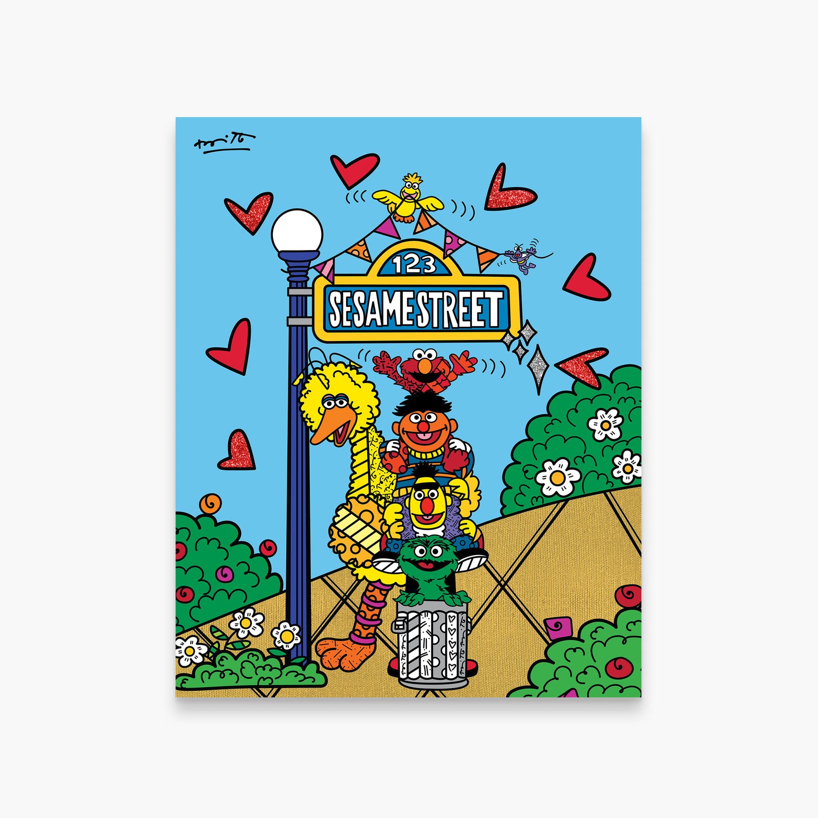 Sesame Street - Sesame Street by Britto - Limited Edition Print