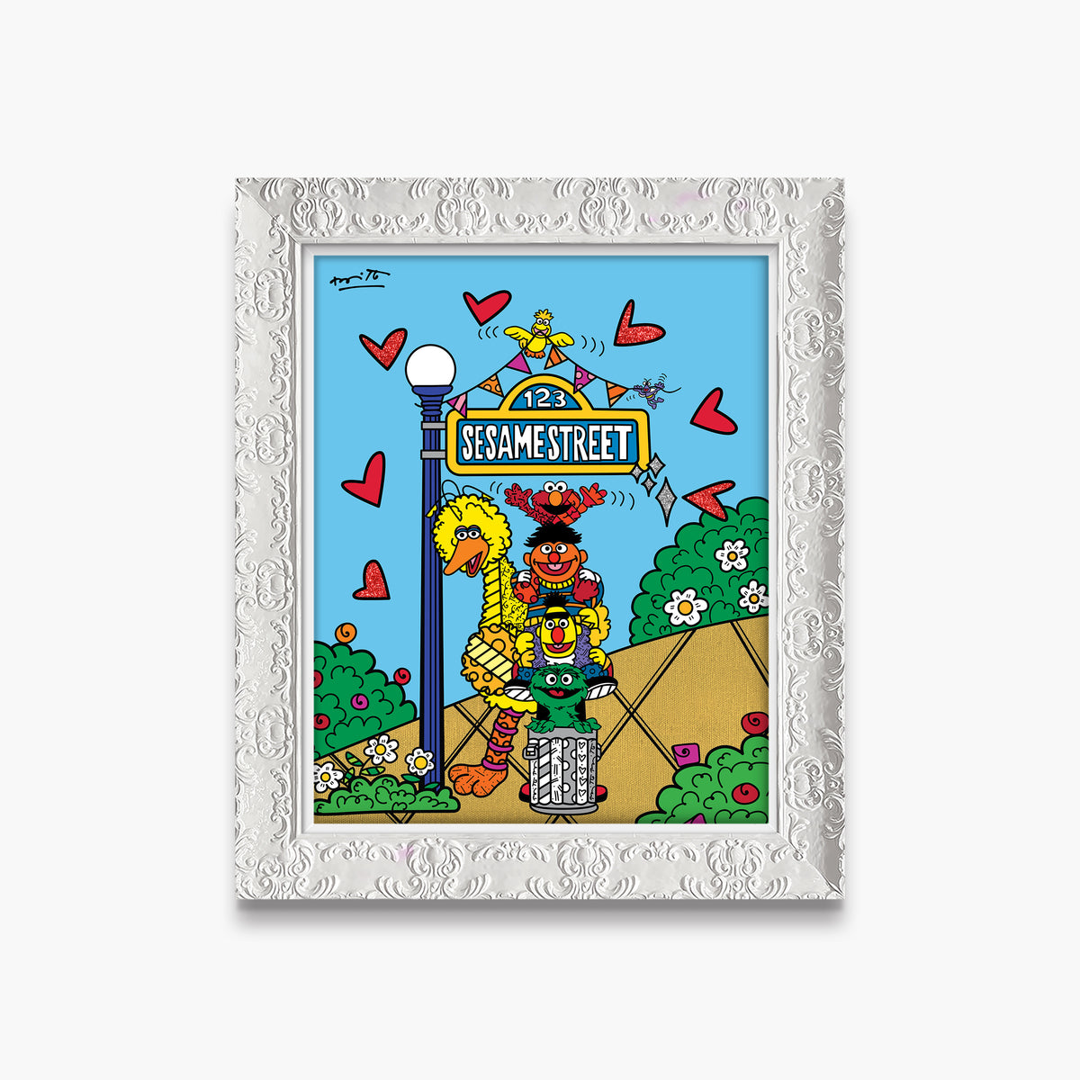 Sesame Street - Sesame Street by Britto - Limited Edition Print