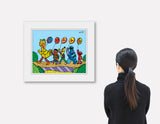 HAPPY LINE UP! (Sesame Street) - Limited Edition Print