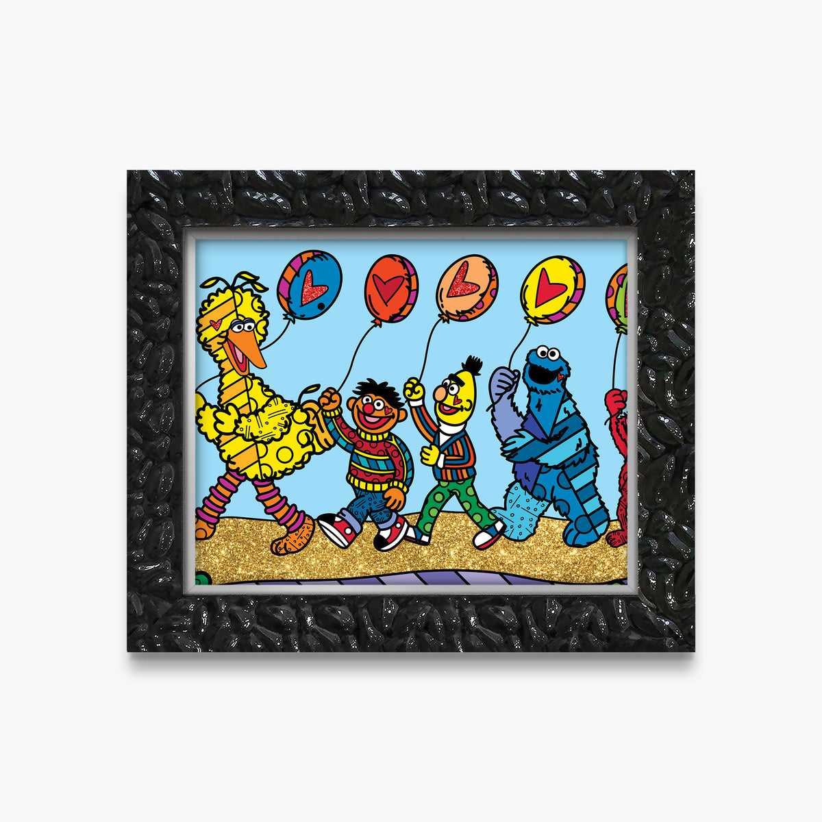 Happy Line Up! - Sesame Street - Limited Edition Print